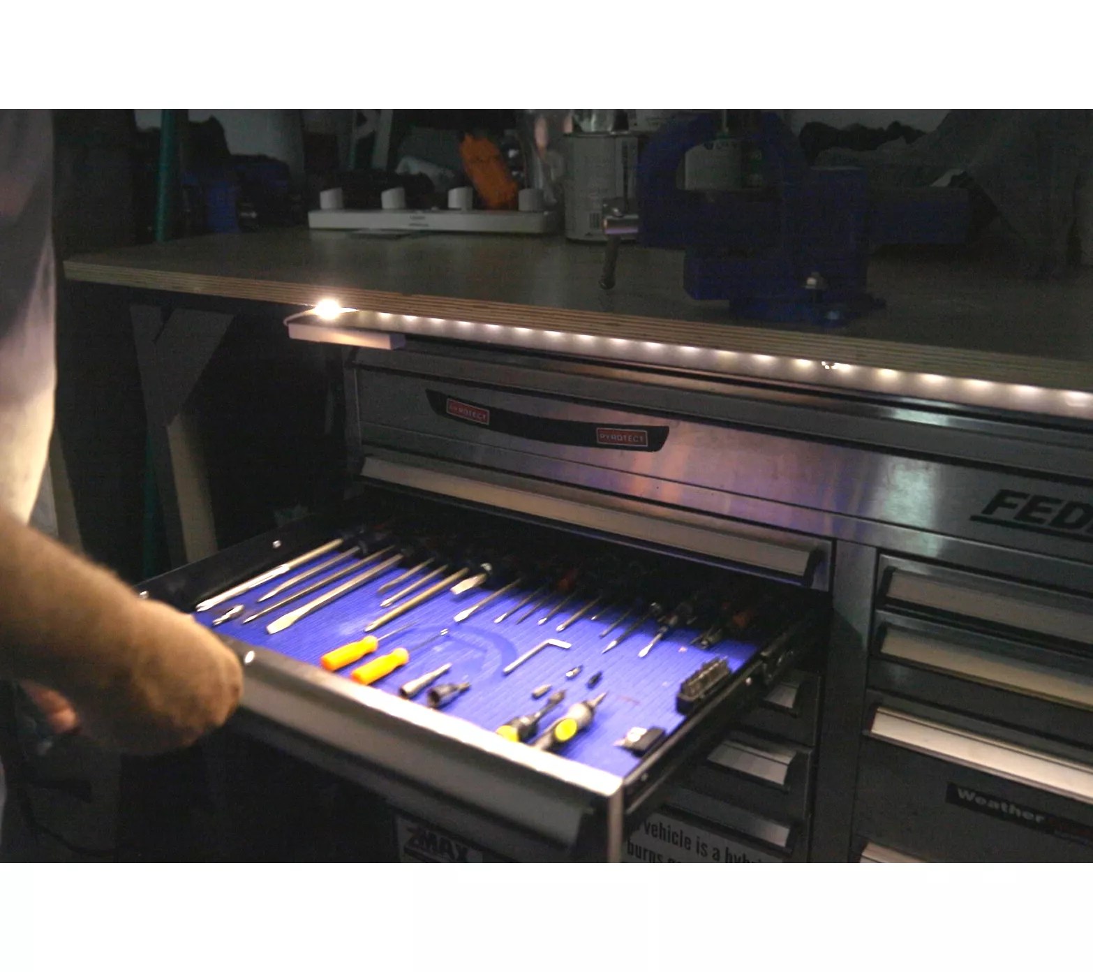 EZLIGHT Set of 3 Sensor Motion Activated LED Light Strip