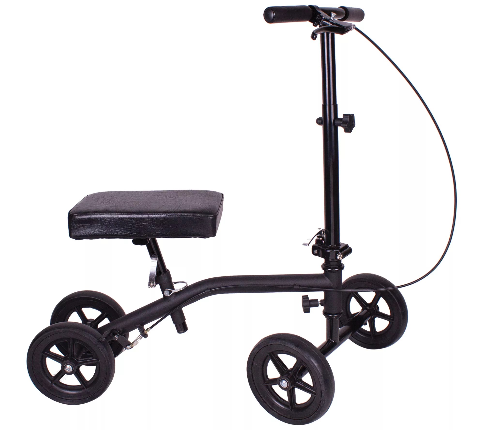 Carex Height Adjustable Knee Walker with Folding Handle