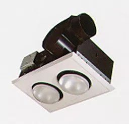 Nautilus Bathroom 2-Bulb Infrared Heater/Fan Combo Unit — QVC.com