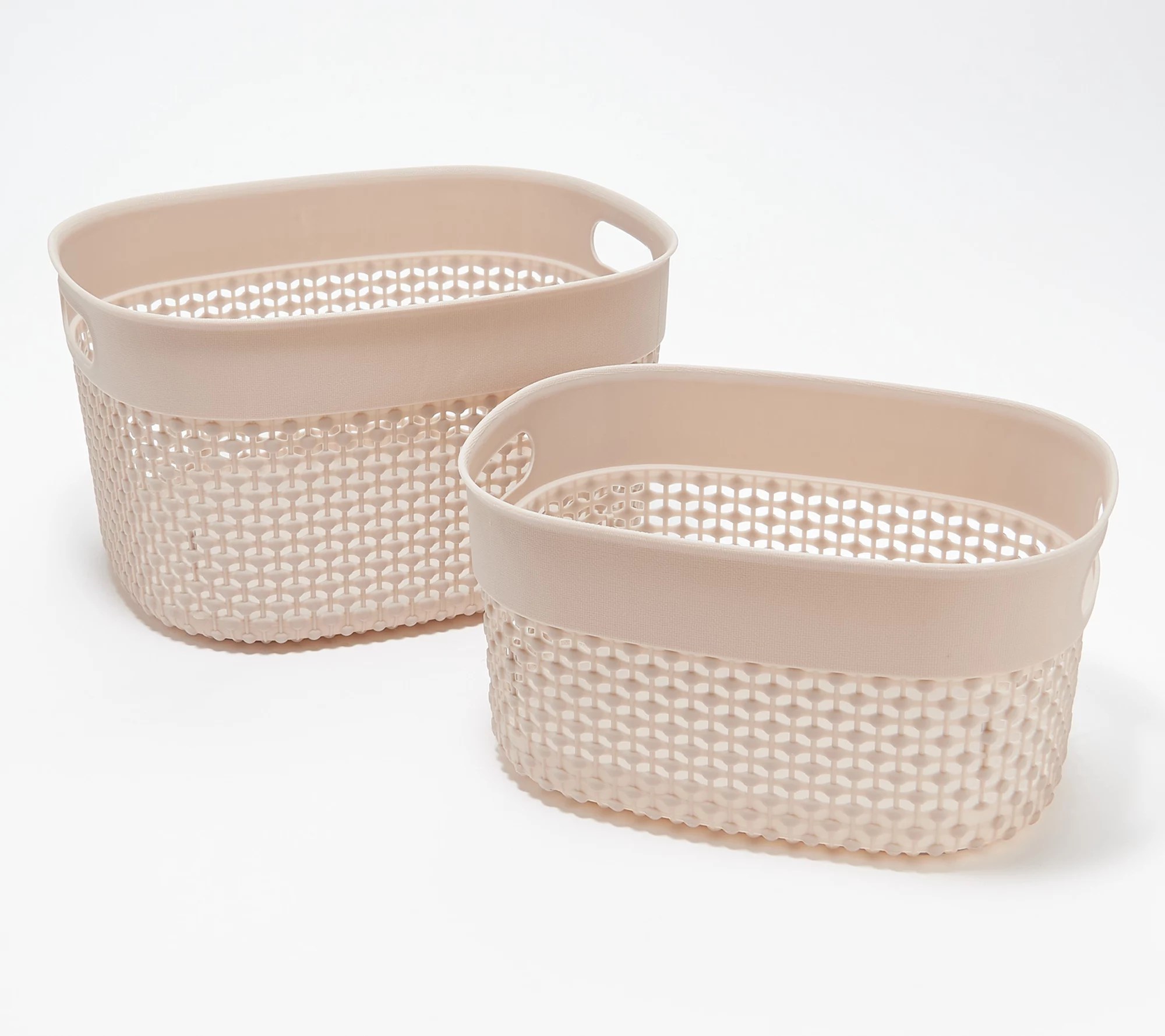 Tidy & Co. Set of 4 Stackable Storage Bins w/ Bamboo Lids