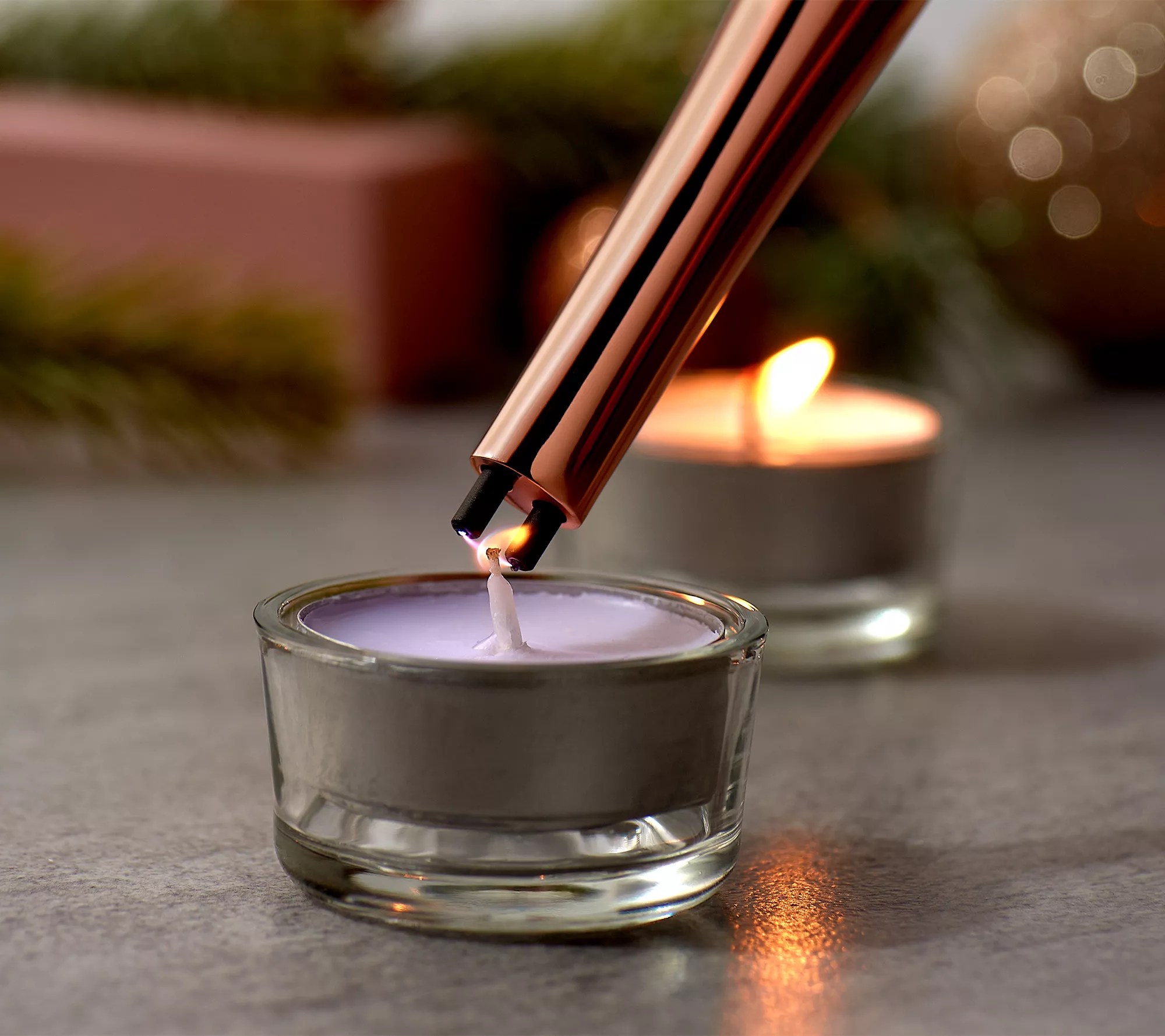 (QVC) EZLIGHT Set of 3 USB Rechargeable Lighters with Gift Boxes