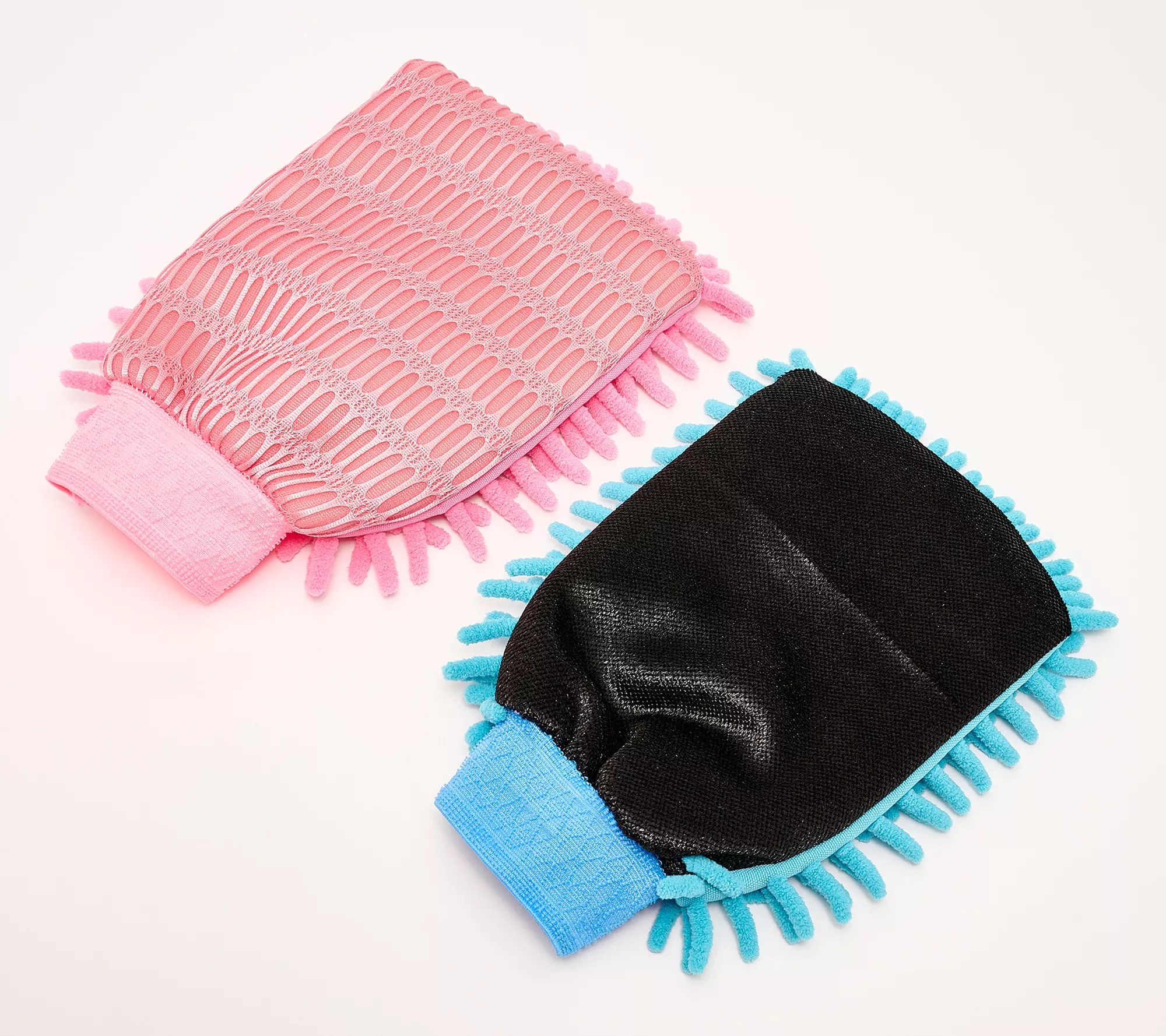 EZClean 2Piece Mittzies MultiPurpose Cleaning Gloves