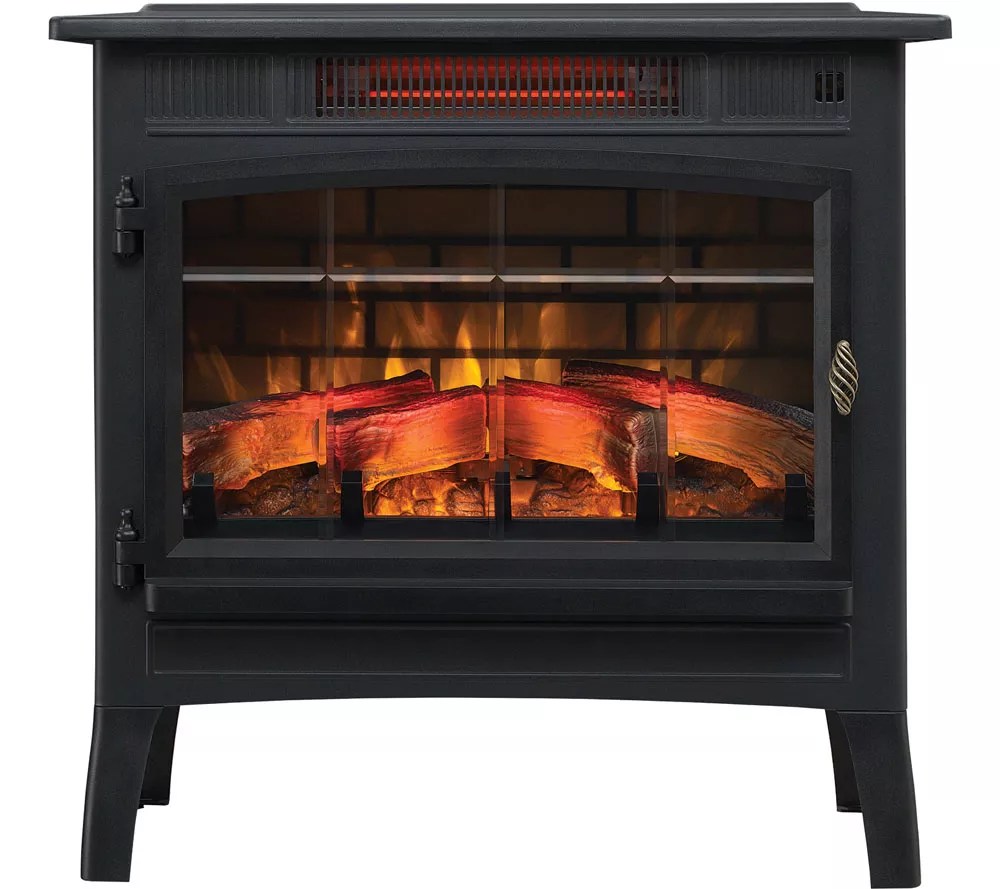 Duraflame Infrared Quartz Stove Heater with 3D Flame Effect & Remote