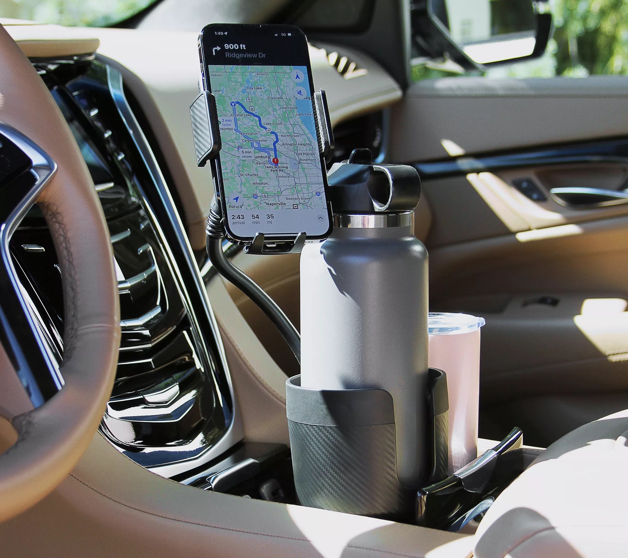 Limitless CupCargo Pro Cup Holder w/ Expandable Base & Phone Mount