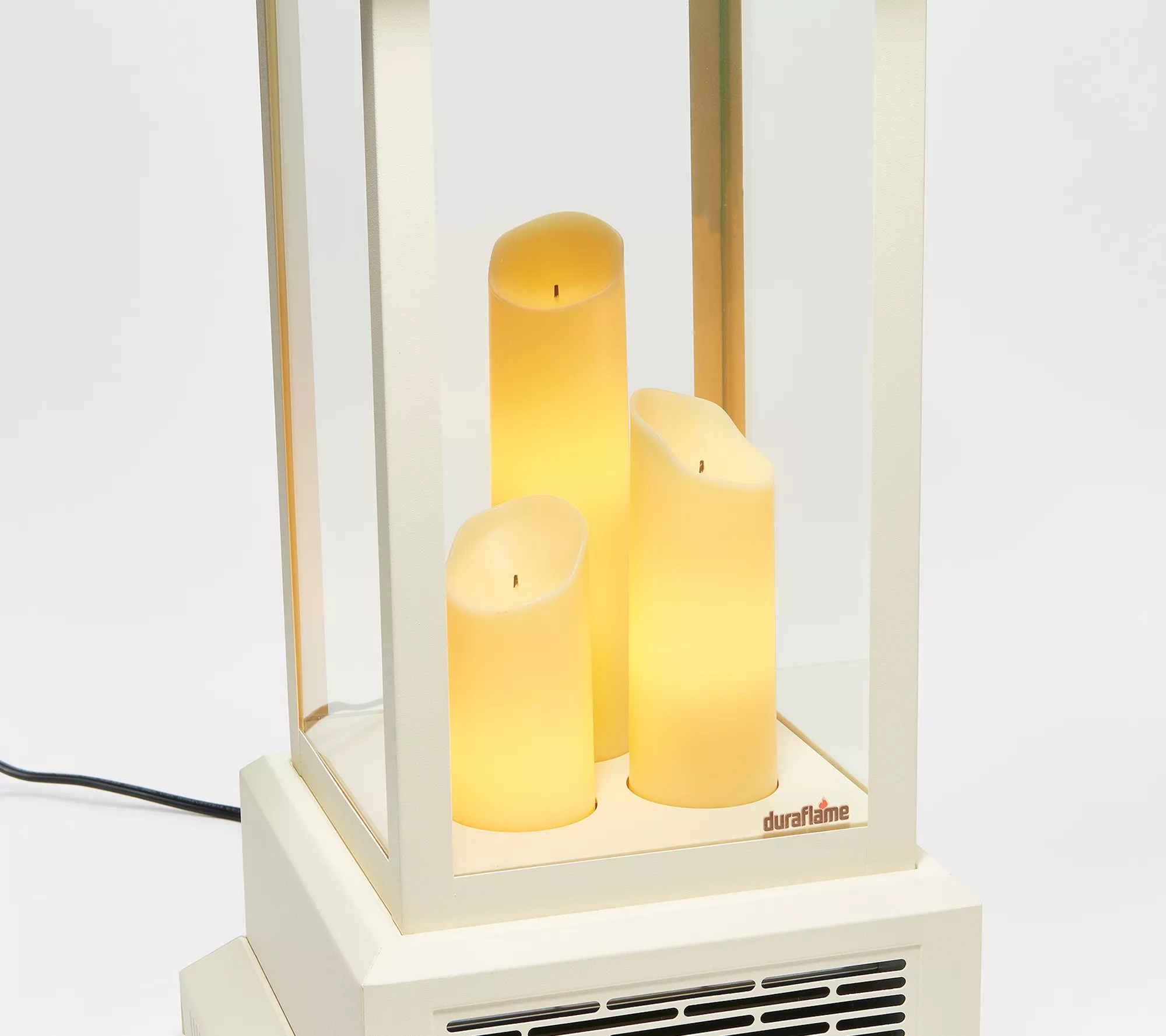 Duraflame 28" Electric Lantern with Infrared Heat and Remote - QVC.com