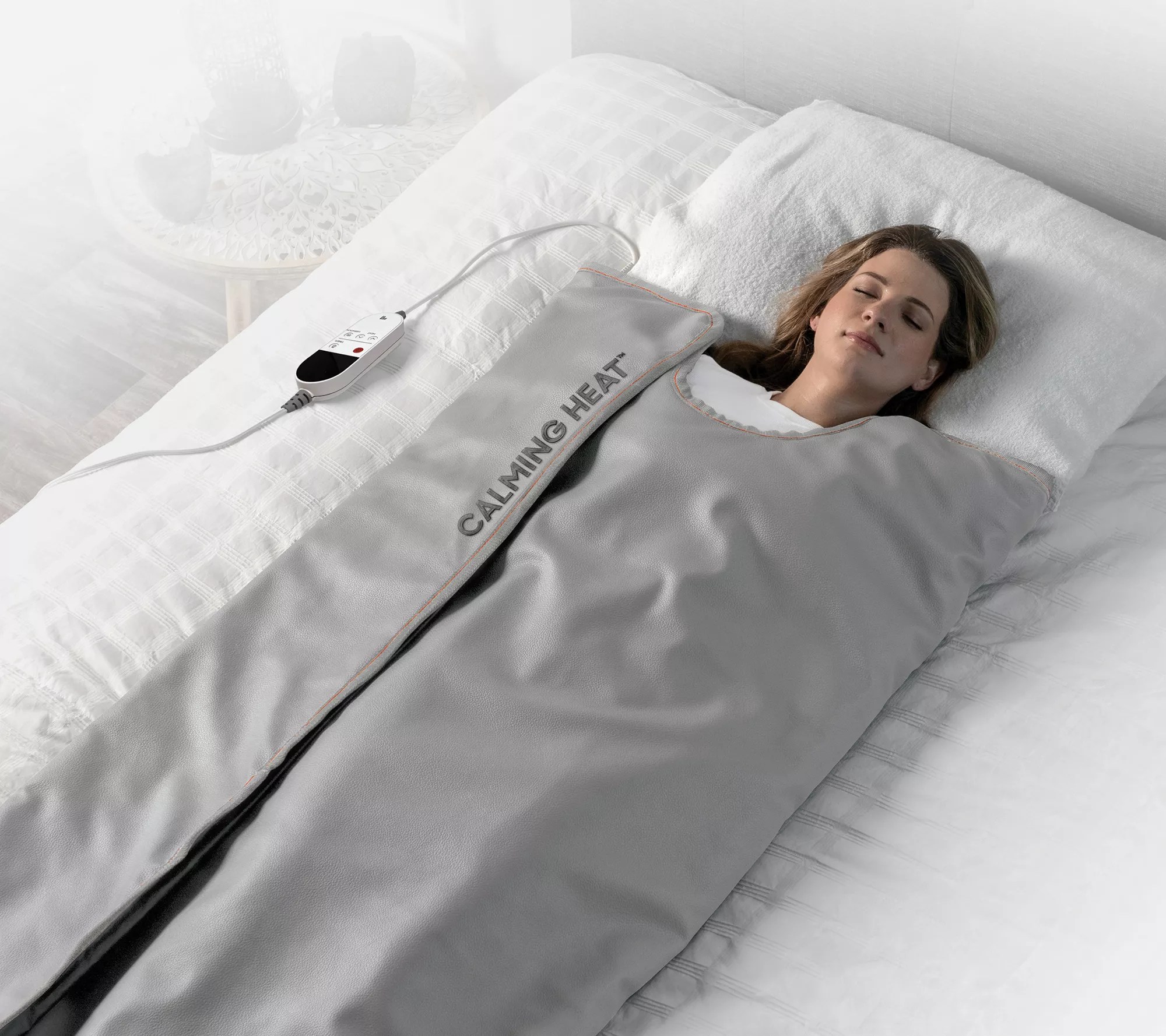 Sharper Image Calming Heat Sauna Wrap with Heat & Massage - QVC.com