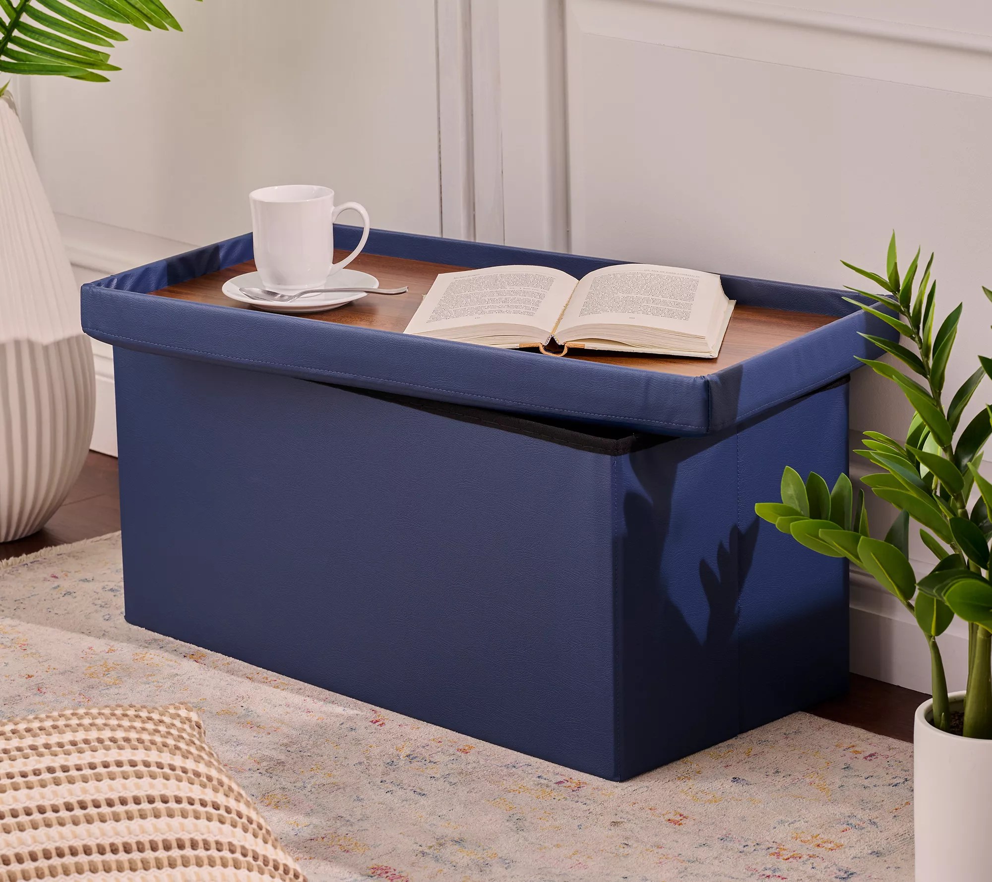 Fresh Home Elements 30" Collapsible Storage Bench