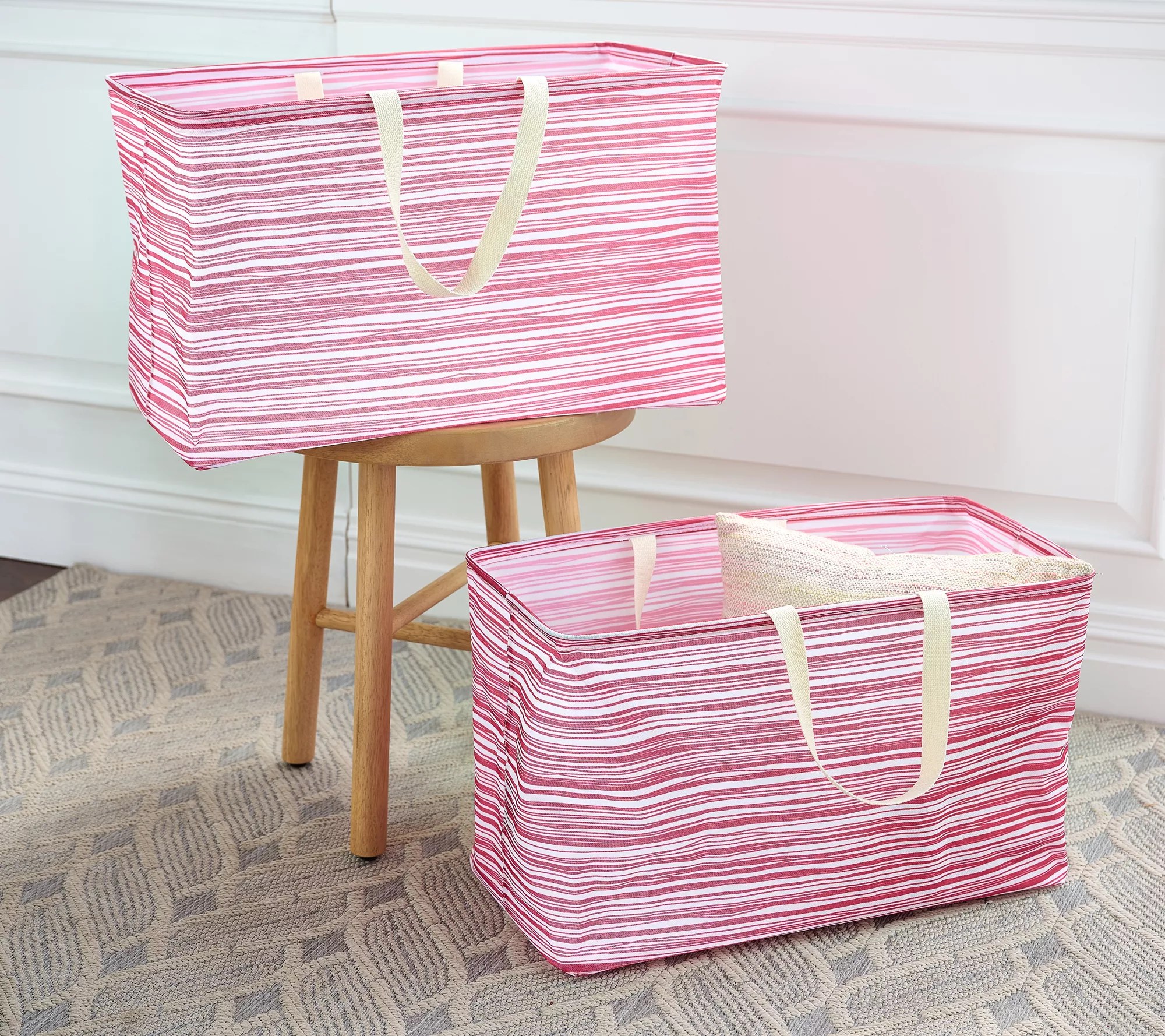 "As Is" Tidy & Co. Set of 2 Large Collapsible Storage Bins