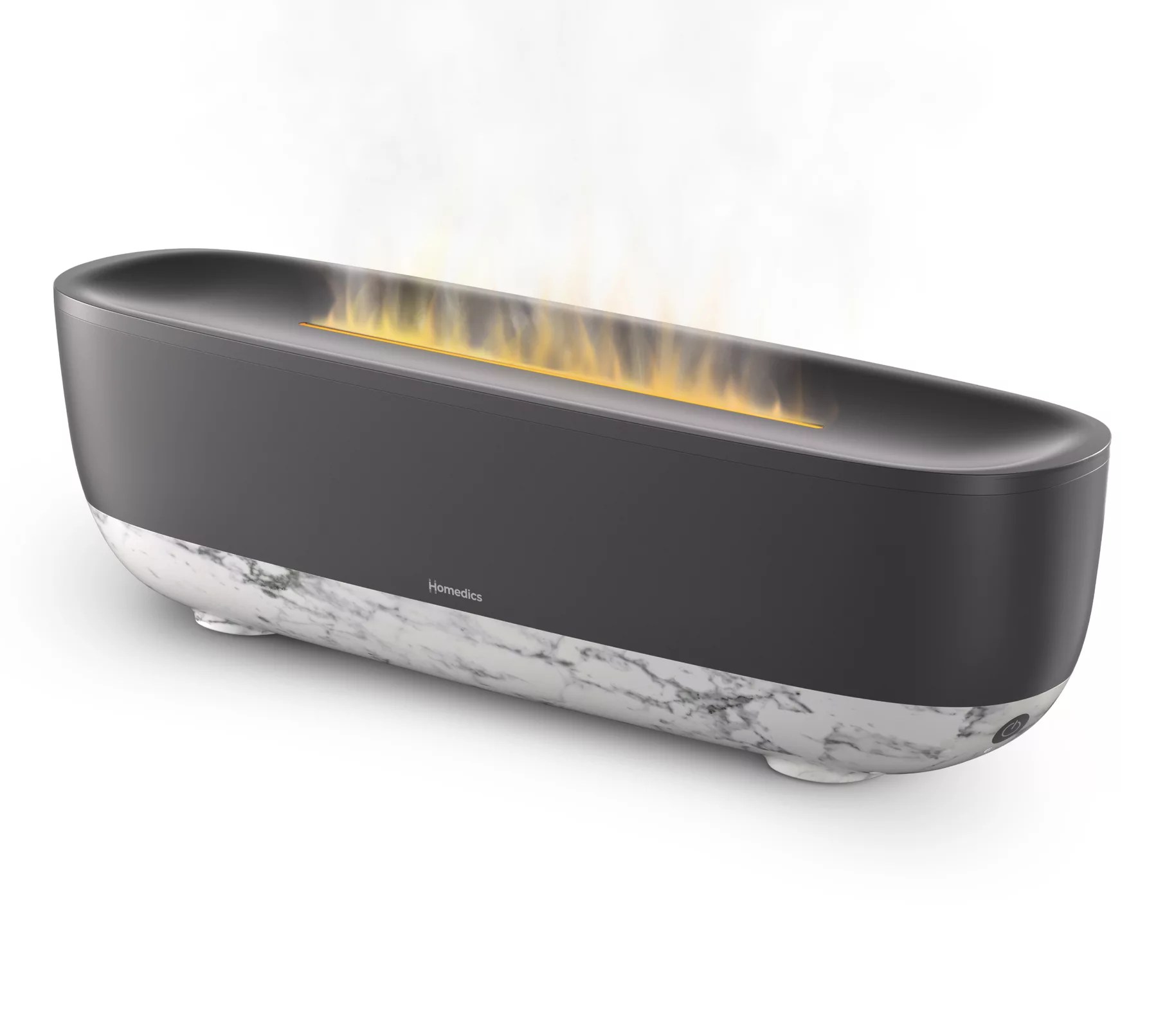 HoMedics Fireside Plus 0.47 Gal Top Fill Ultrasonic Humidifier - QVC.com