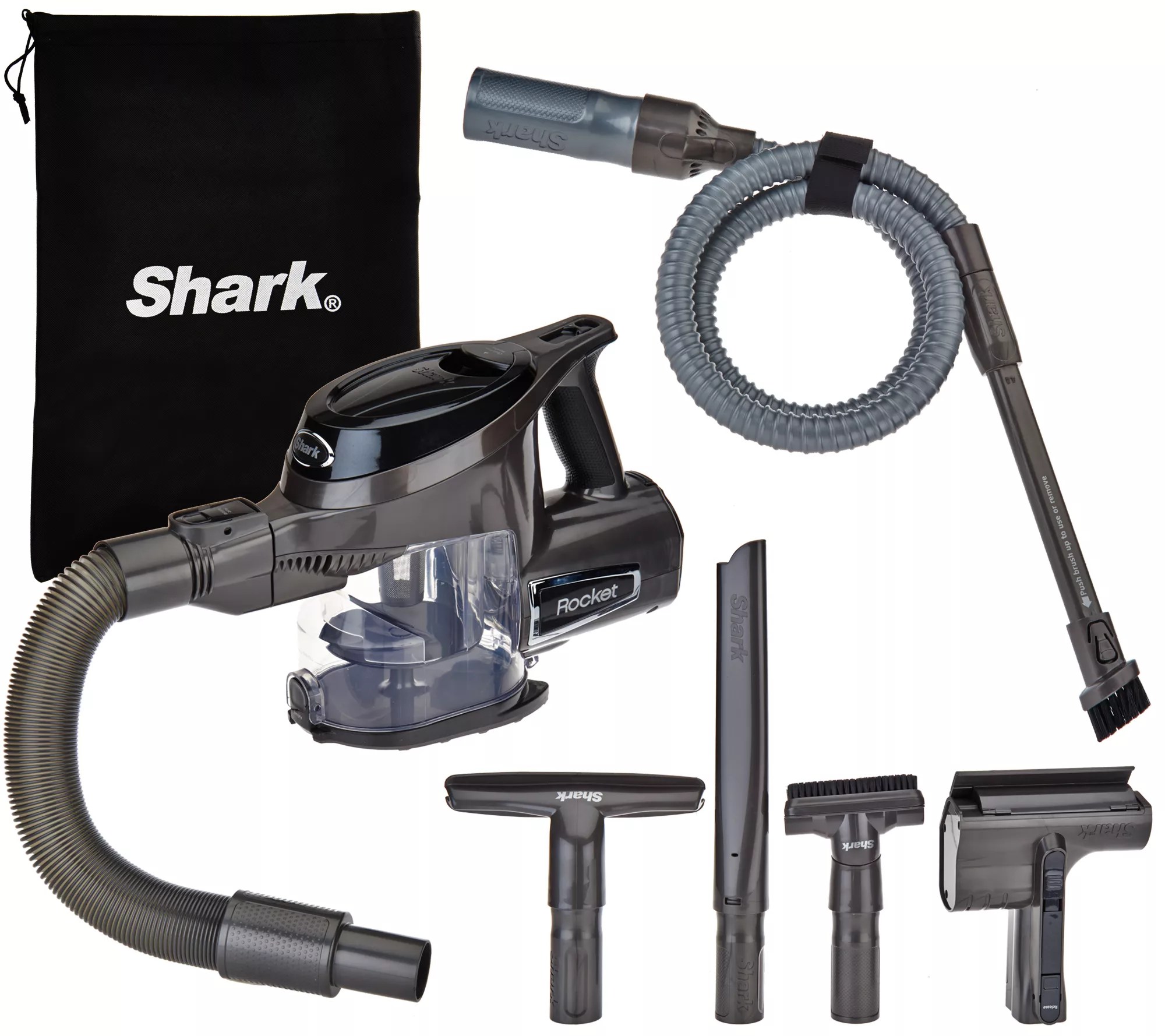 Shark Rocket Handheld Vacuum with Home & Car Detail Kit