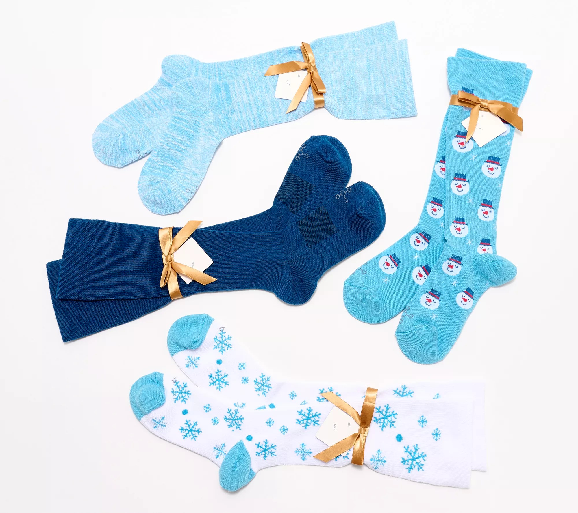 Tommie Copper 4pk Holiday OTC Compression Socks