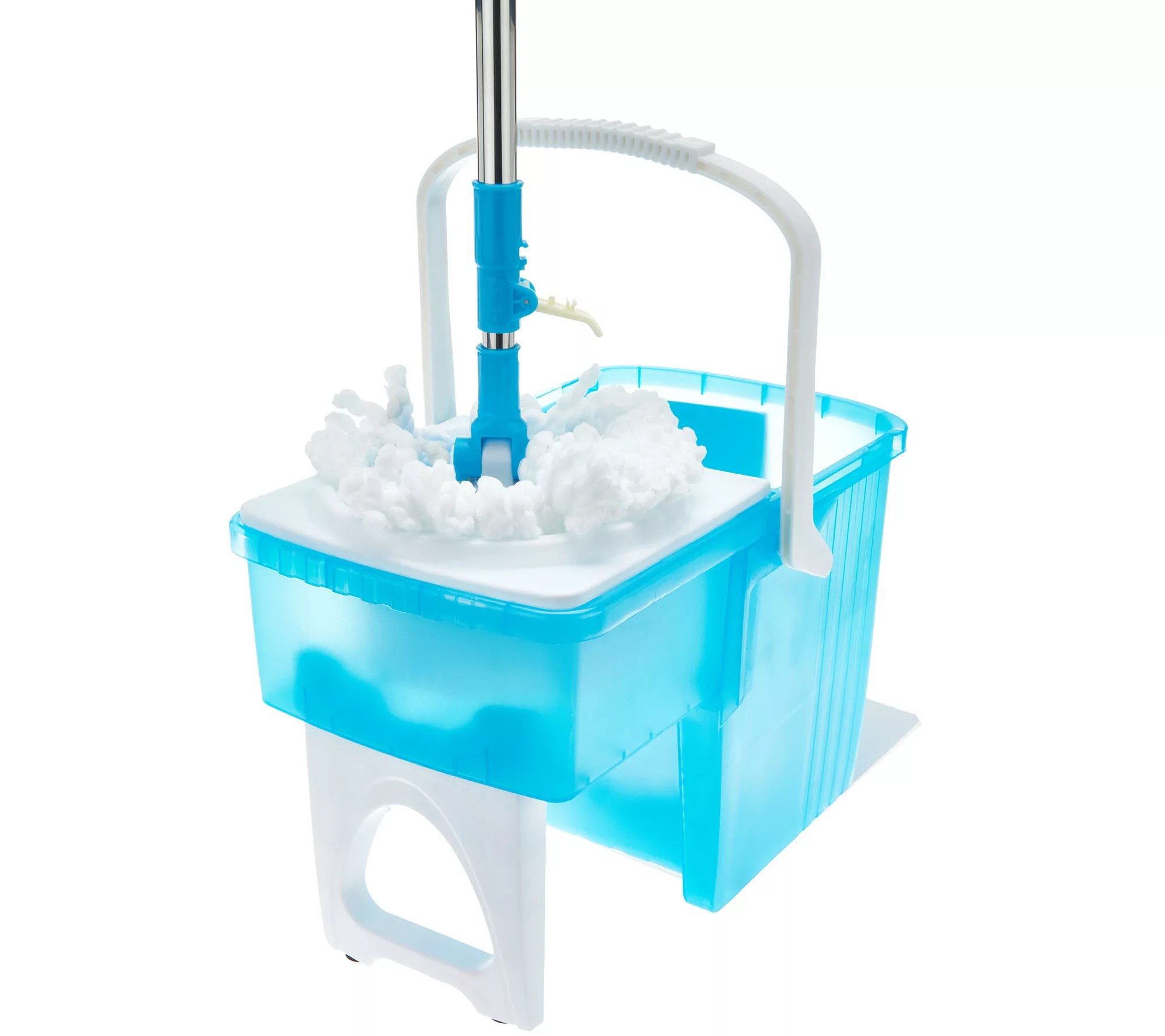 Clean Spin 360 Microfiber Mop w/ Collapsible Bucket System & Extra Mop