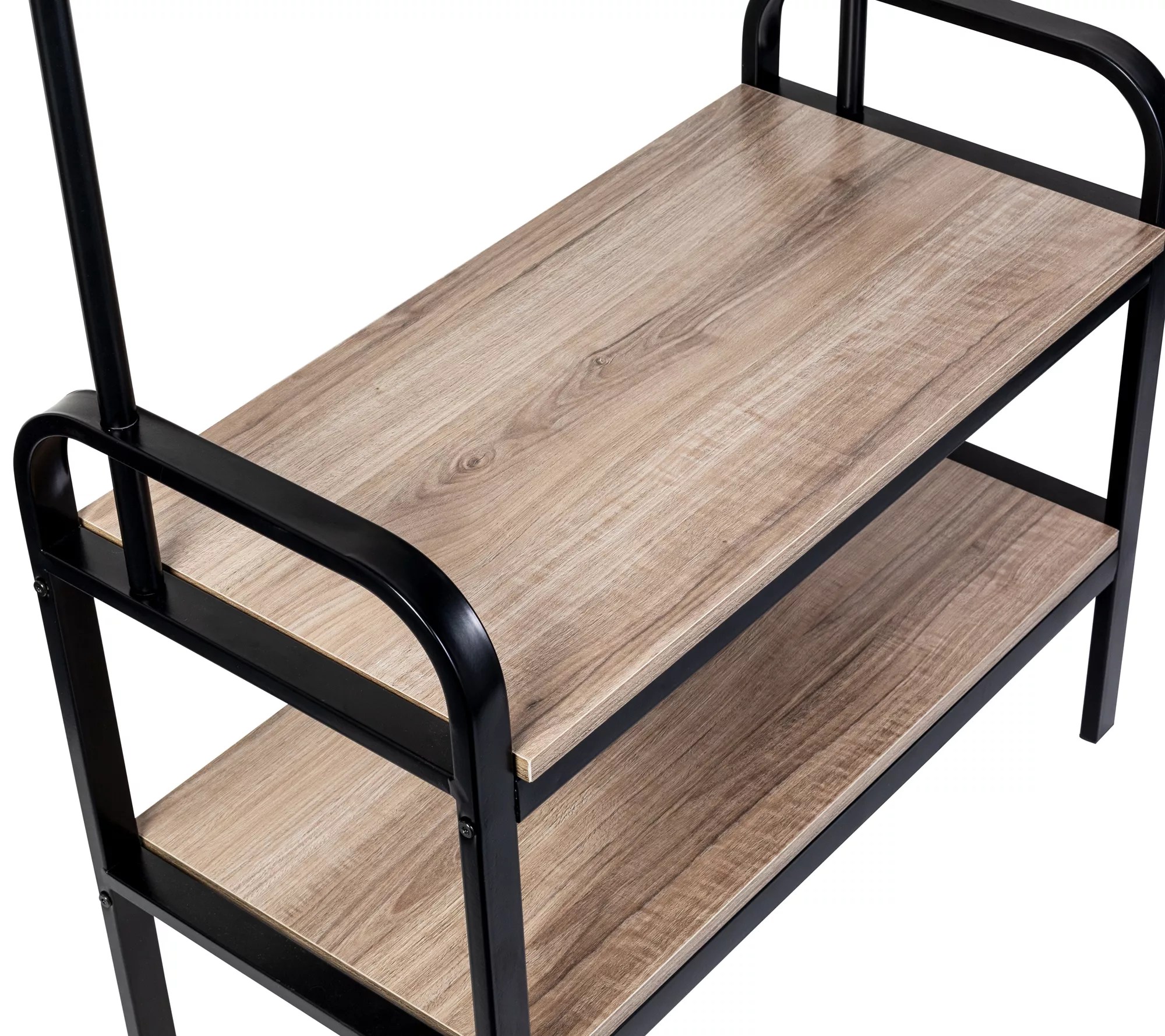 Honey Can Do Multipurpose Entryway Valet with Shoe Rack