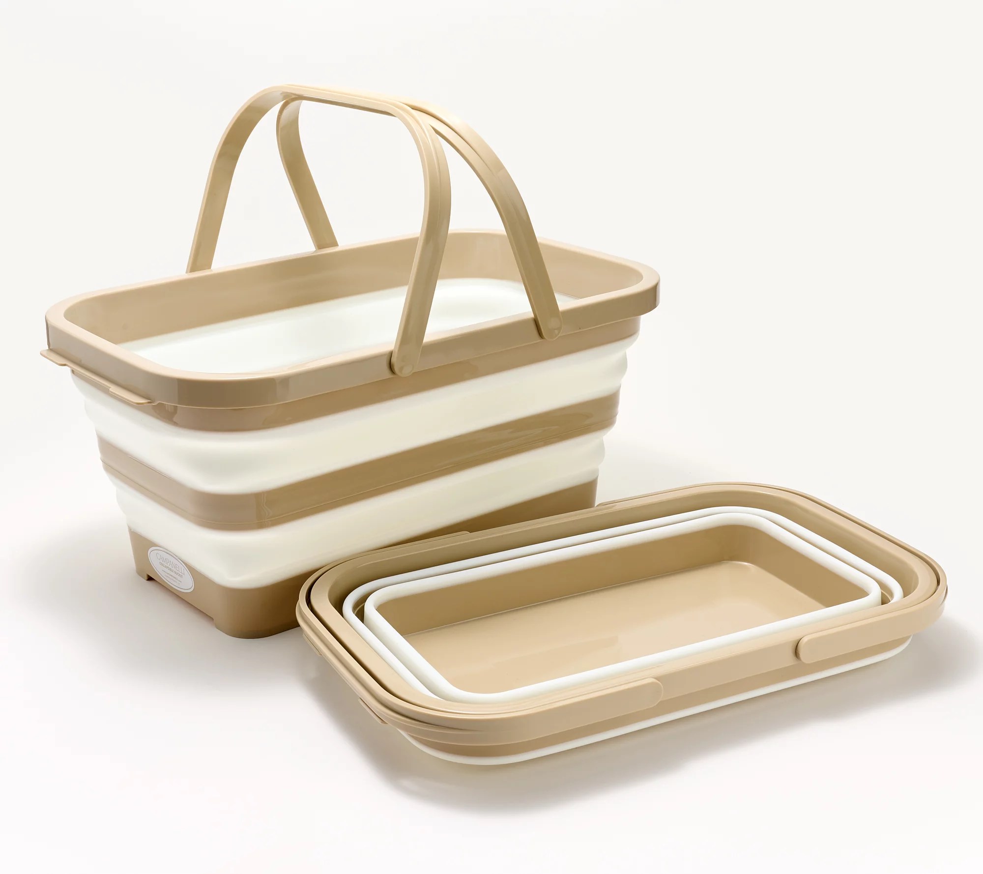 CAMPANELLI Set of 2 MultiPurpose Collapsible Baskets