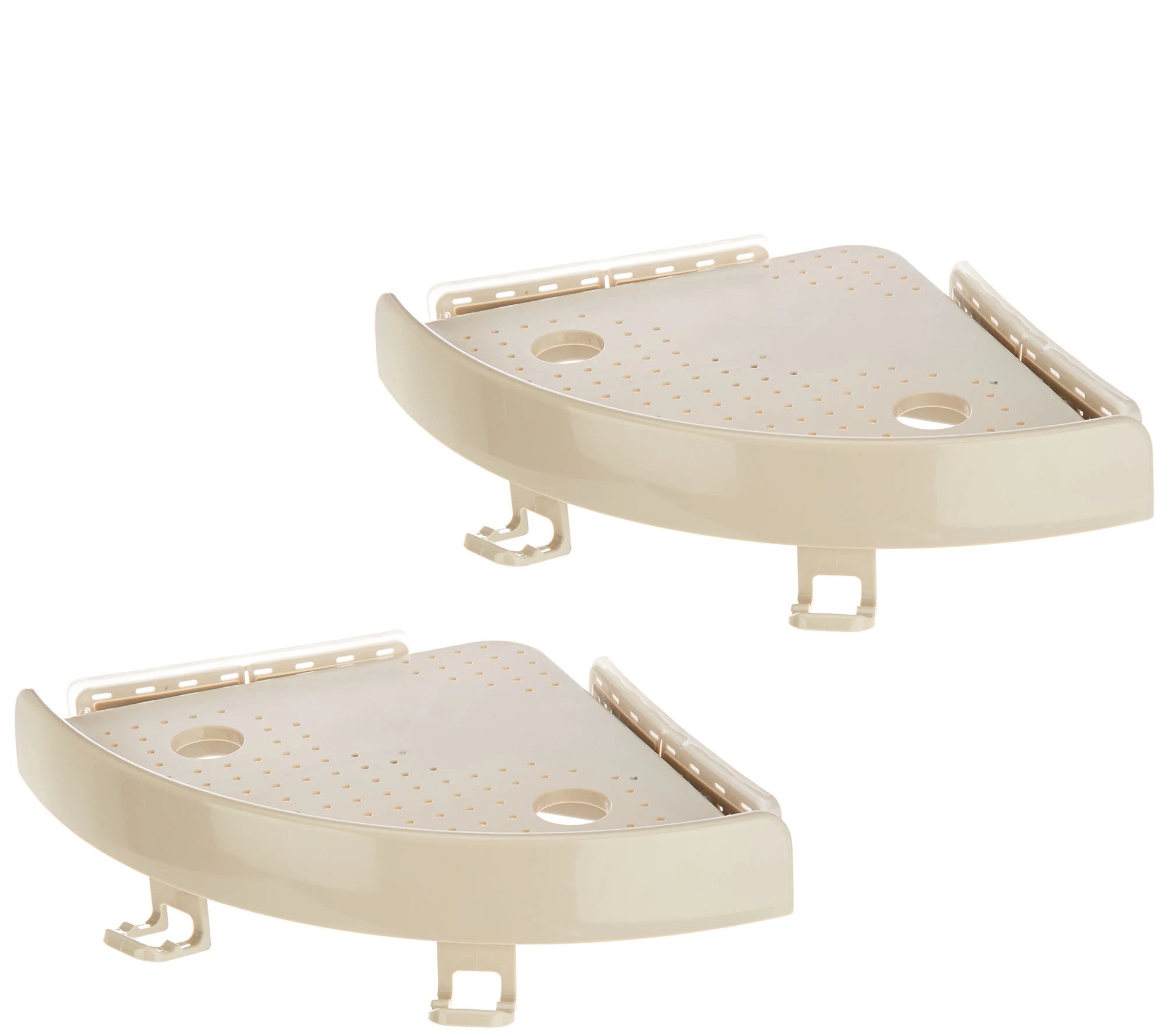 SnapUp Shelf Set of 2 No Installation Corner Shelves