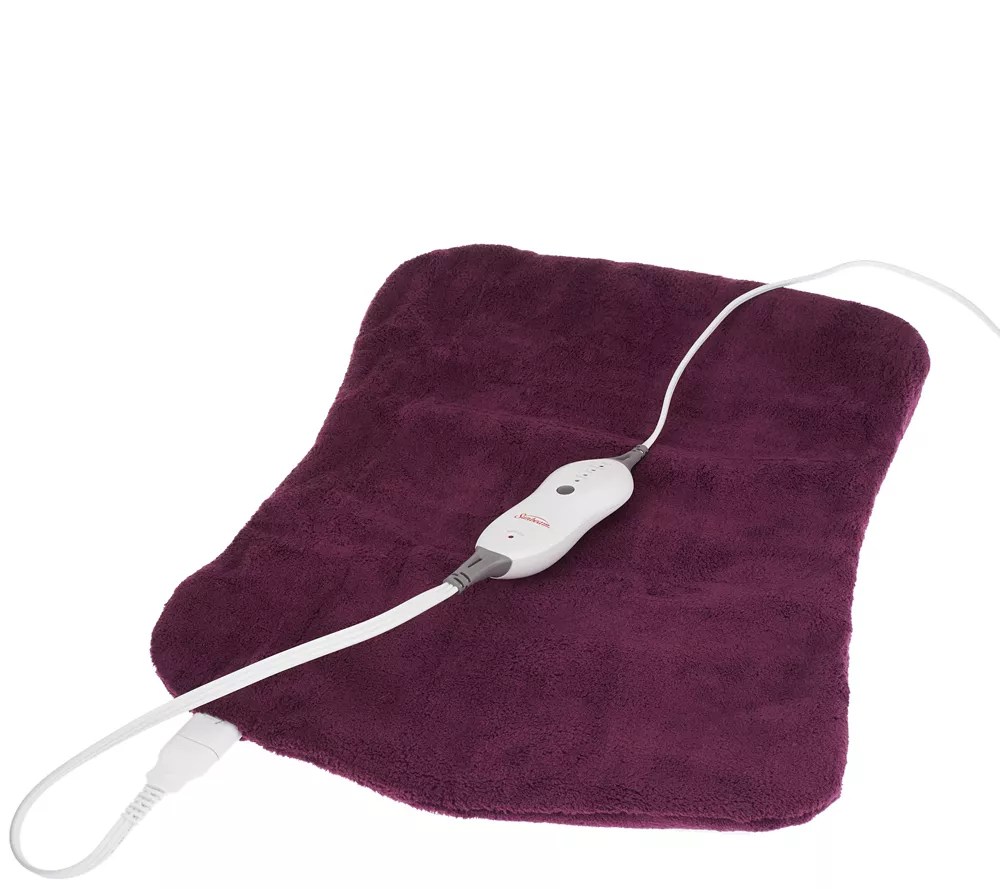 Sunbeam XpressHeat HourglassShape Heating Pad