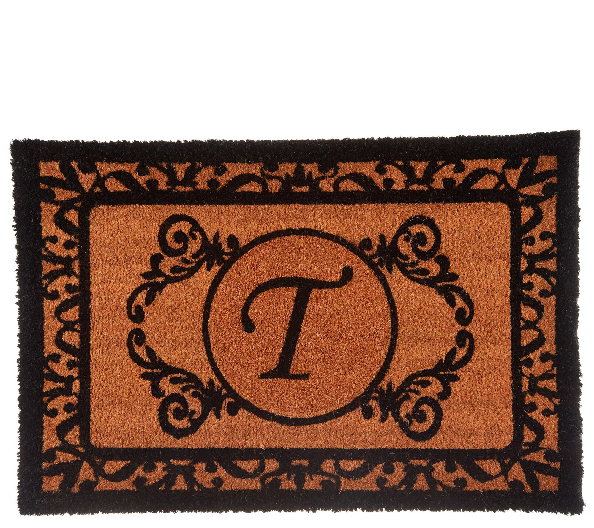 2' x 3' Outdoor Monogram Initial Coir Doormat