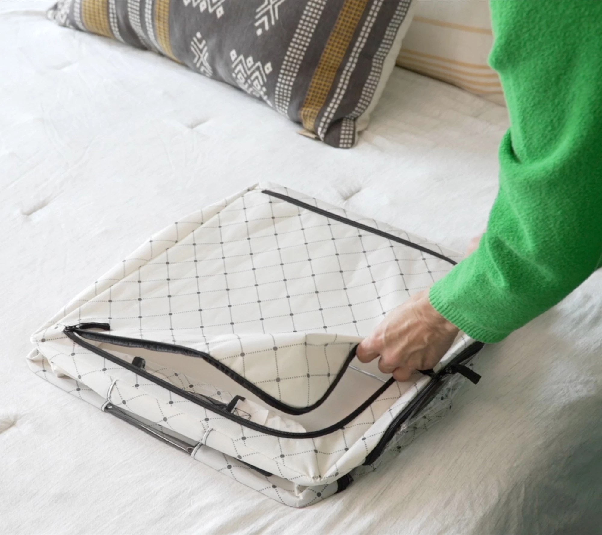 Periea S/5 Collapsible Storage Boxes with Printed Windows