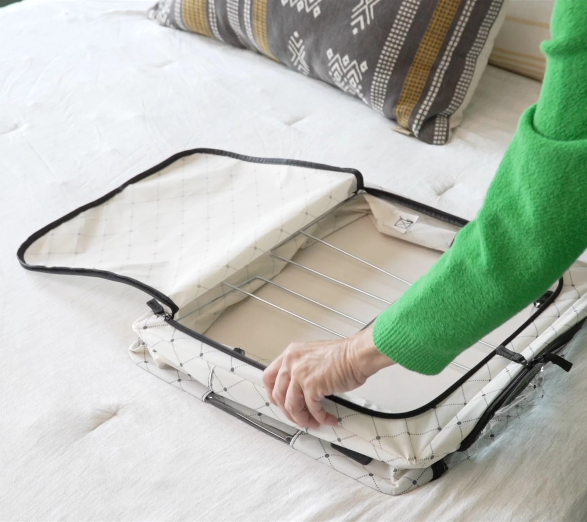 Periea S/5 Collapsible Storage Boxes with Printed Windows