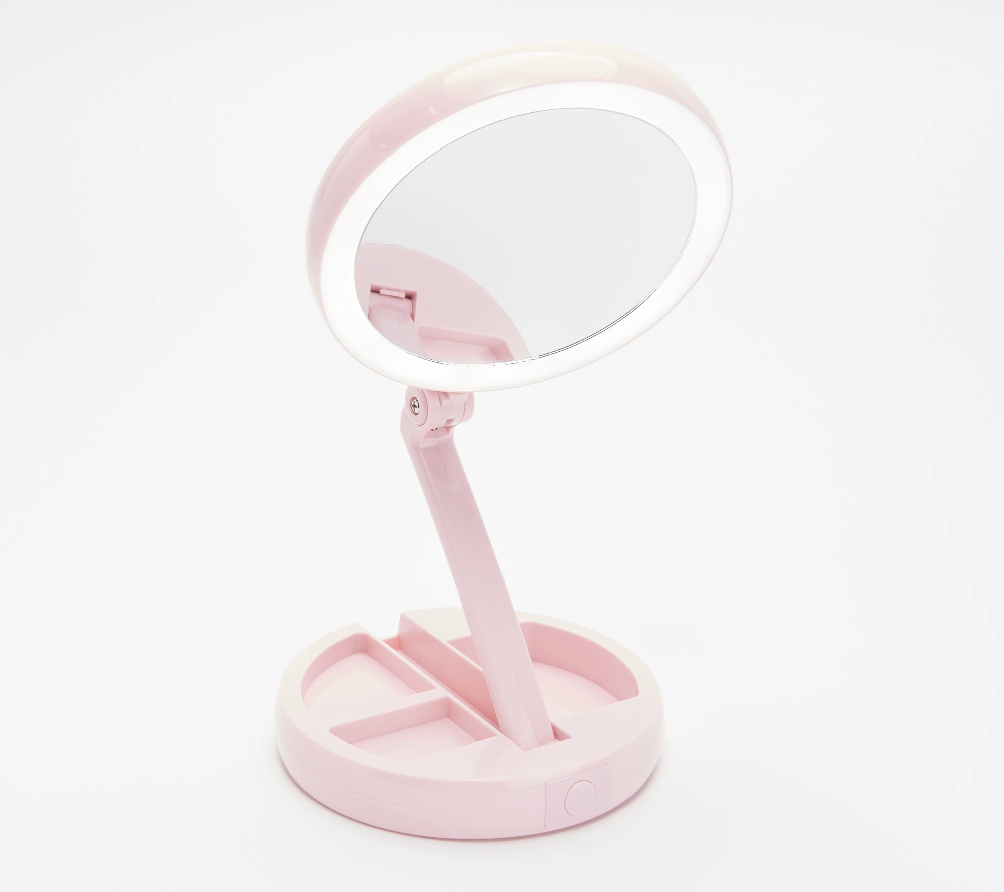 Floxite 5X/1X Lighted Folding Vanity and Travel Mirror
