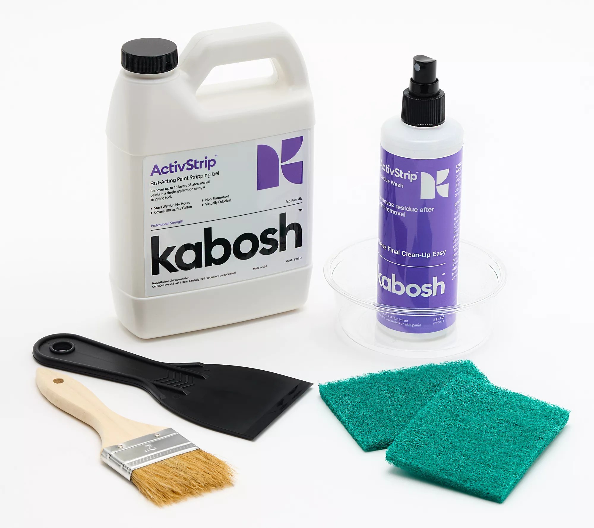 Kabosh ActivStrip Paint Removal Kit with Accessories
