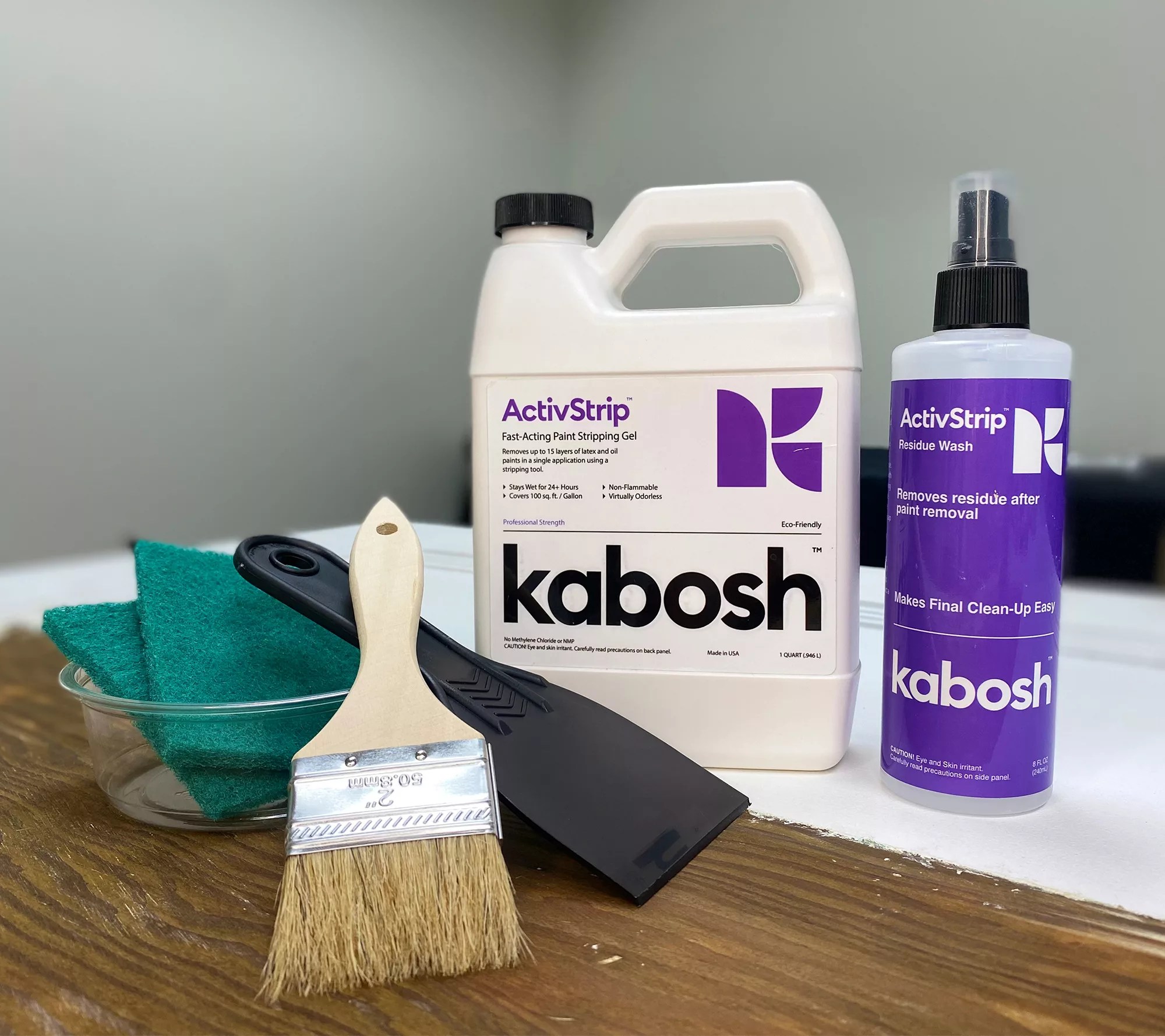 Kabosh ActivStrip Paint Removal Kit with Accessories