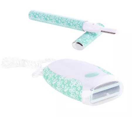 Clio Palm Perfect Shaver and Beauty Trim Set - Page 1 — QVC.com