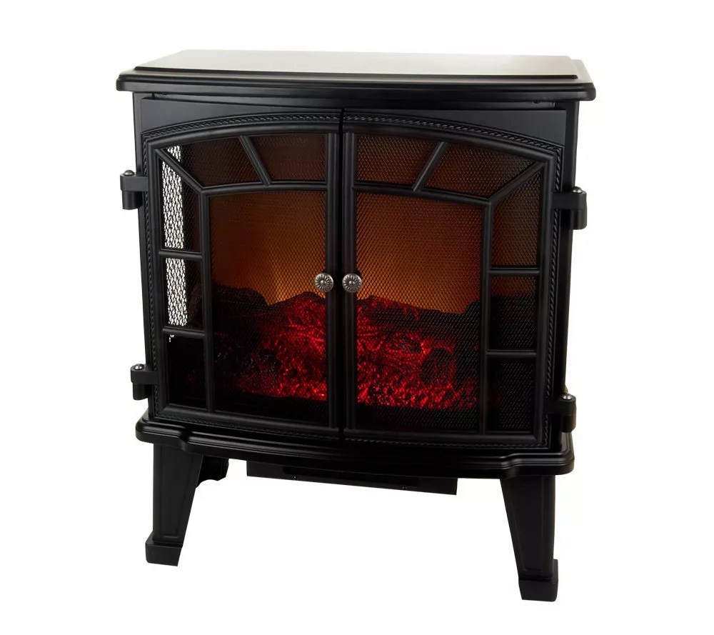 Duraflame Large Electric Stove Heater w/ Screen Front