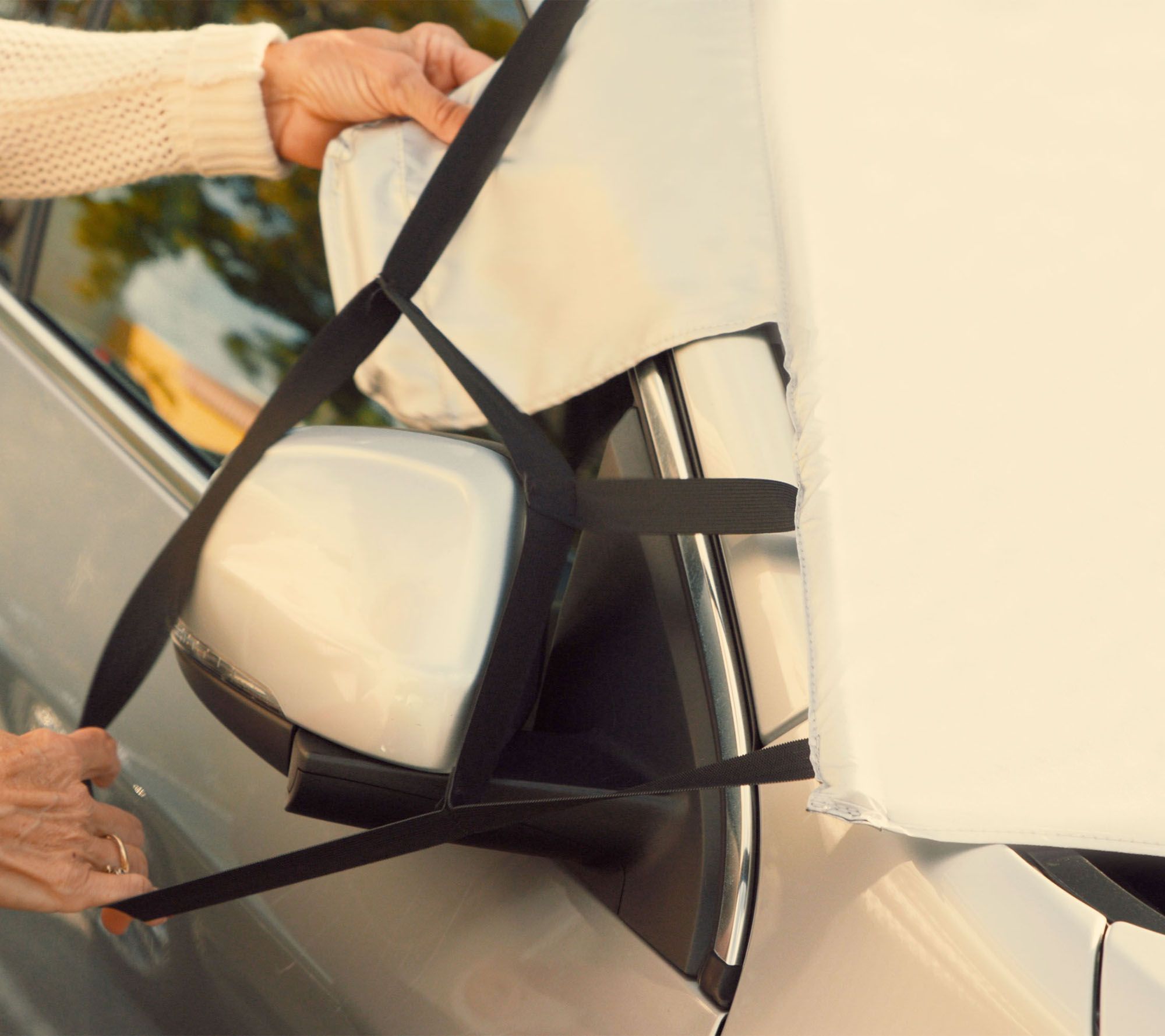 SolarGuard Windshield Cover and Sunshade with Security Panels