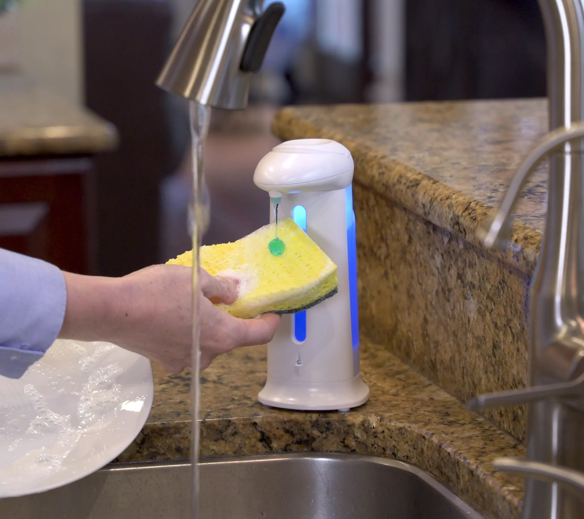 Bell & Howell Sonic Soap Set of 3 Automatic Dispensers