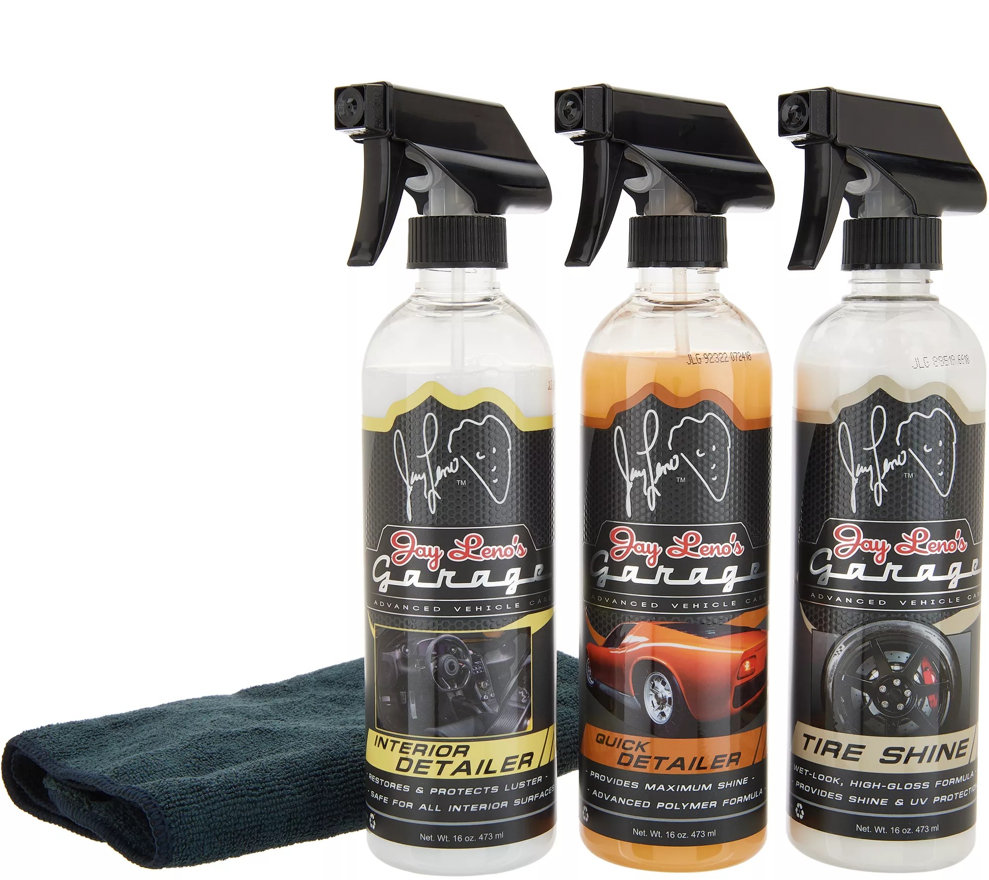 Jay Leno's Garage 3Piece Car Detailing Kit w/ Accessories