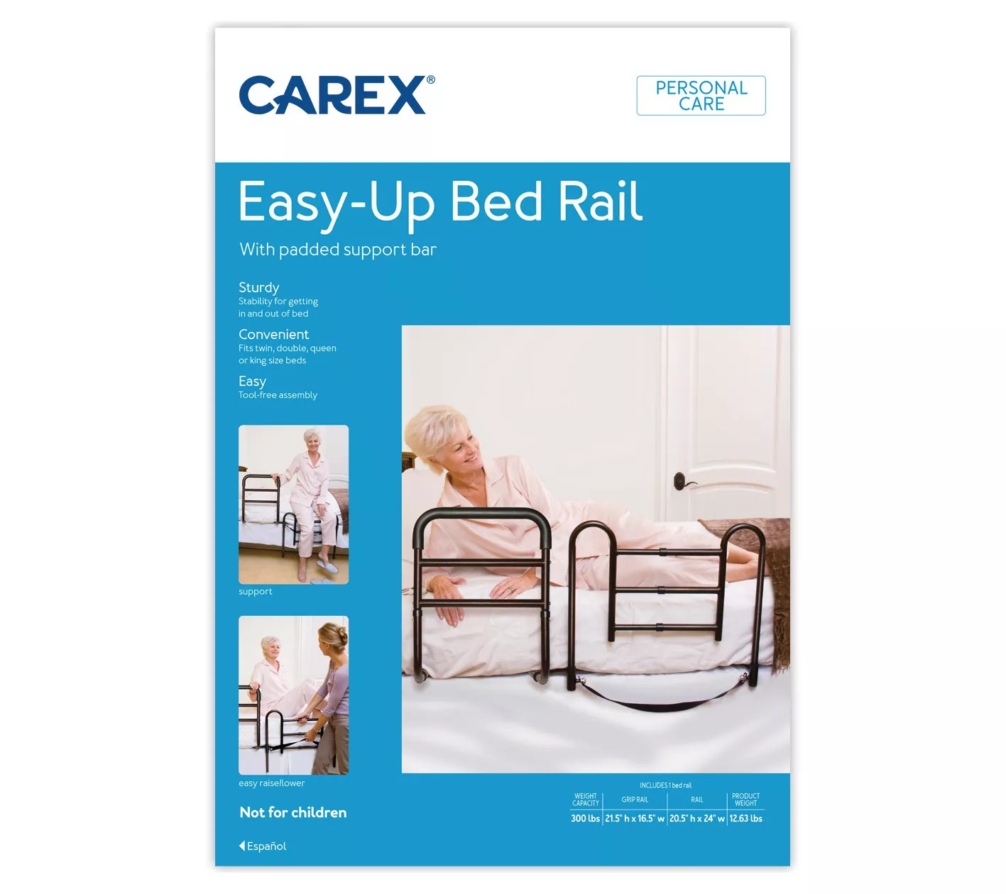 Carex Easy Up Bed Rail