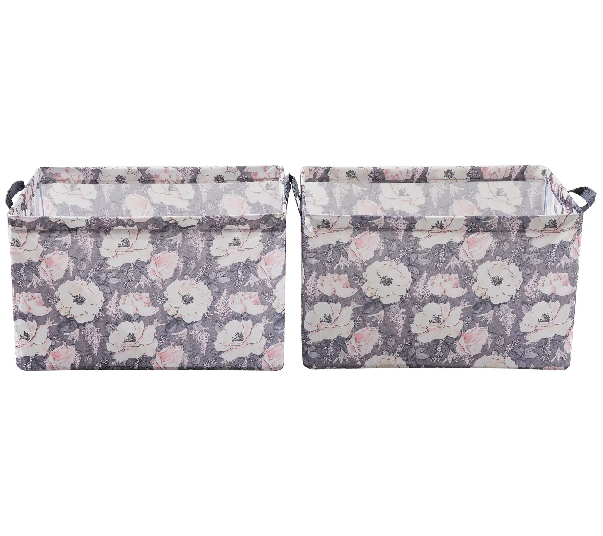 Periea Set of 2 Large 18" x 13" Collapsible Baskets