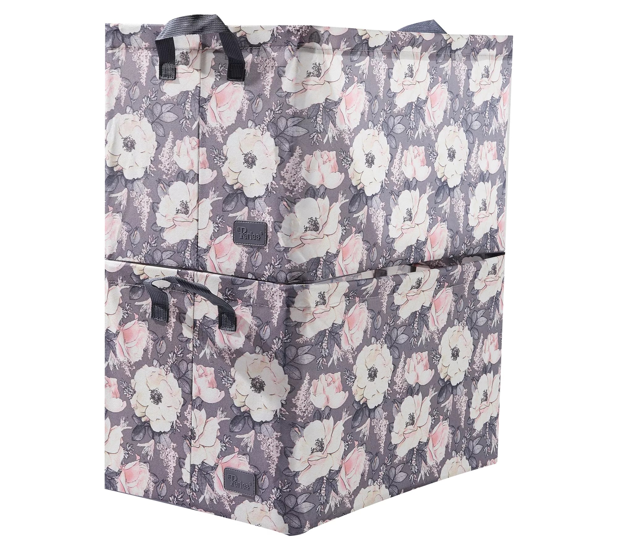 Periea Set of 2 Large 18" x 13" Collapsible Baskets