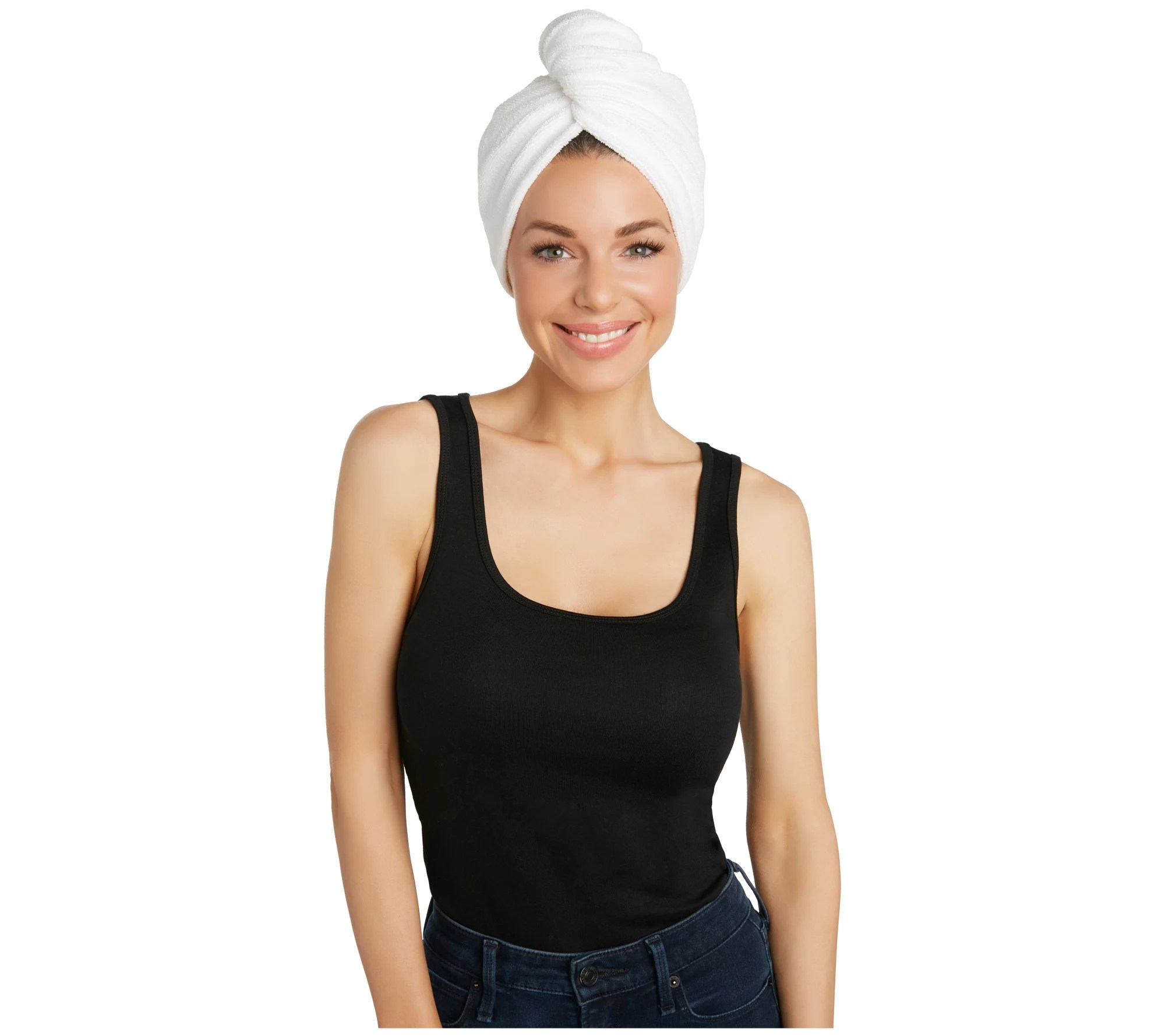 Turbie Twist Set of 2 100 Cotton Extra Long Hair Towels