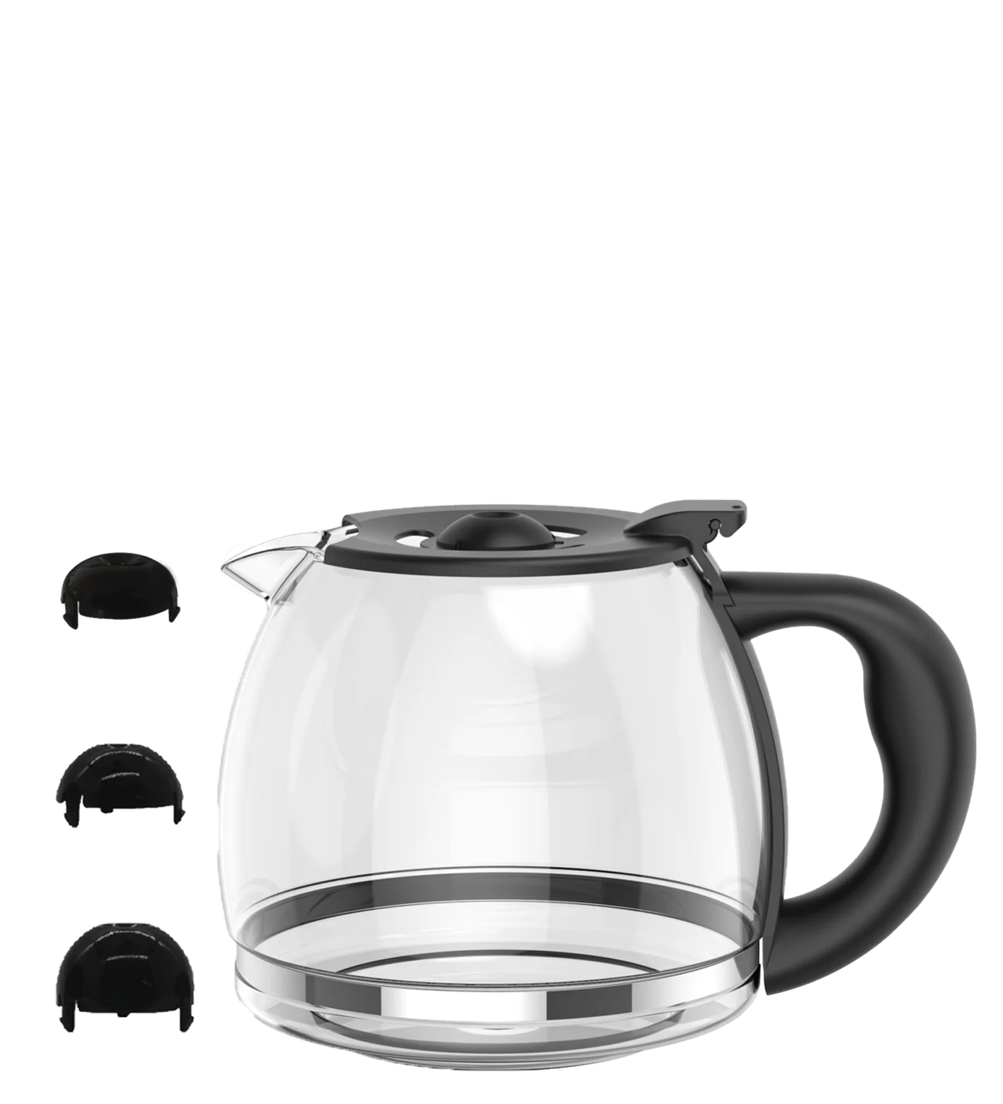 Replacement Coffee Carafe for Black and Decker 12CUP Coffee Maker, Bl