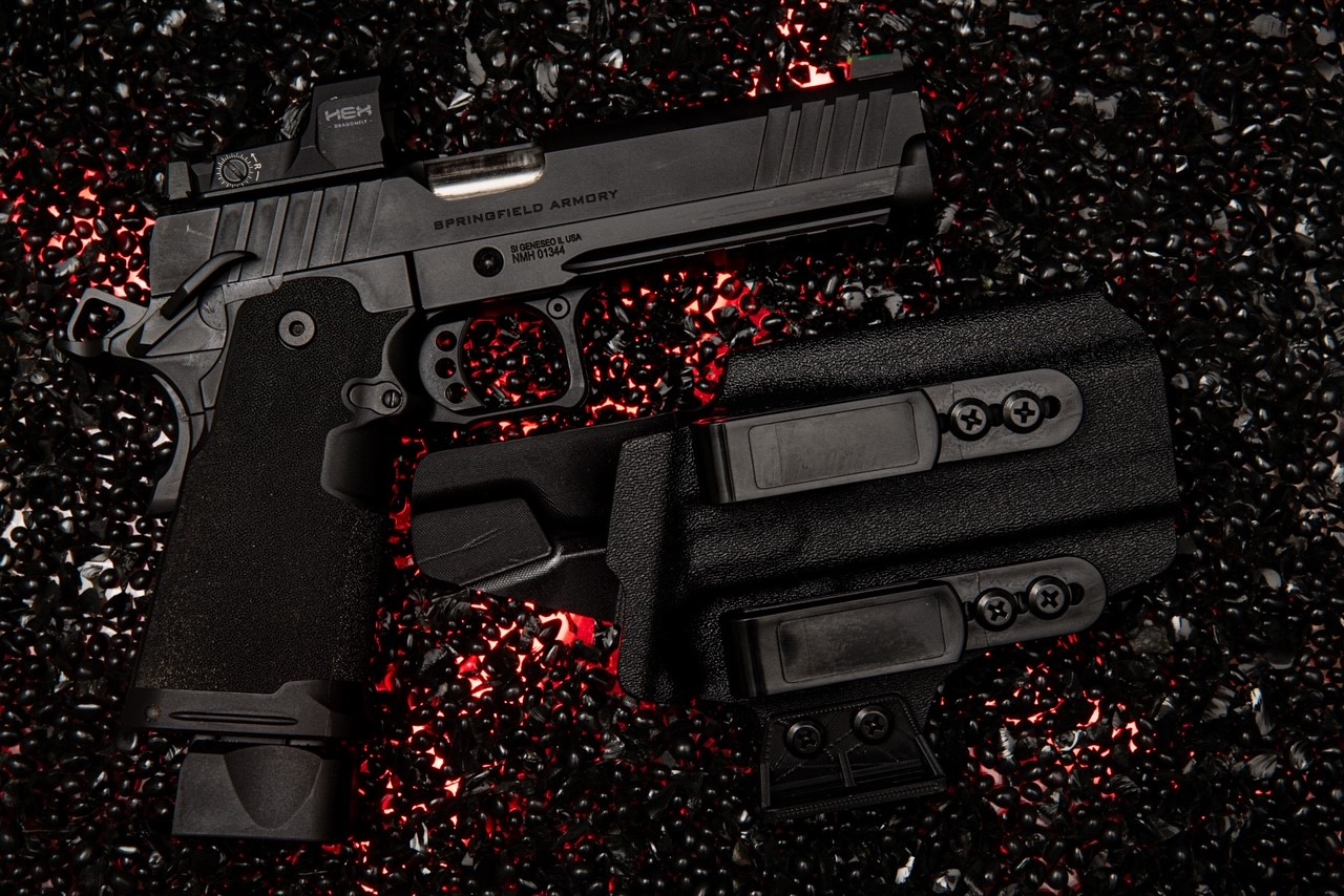 Springfield Armory 1911 DS Prodigy "More Discreet" IWB Holster QVO