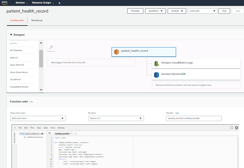 Invoking AWS Lambda functions from a Flask App