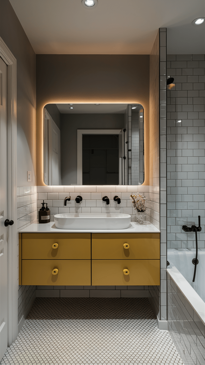 26 Yellow Bathroom Ideas Bright and Stylish Designs with Blue, Mustard