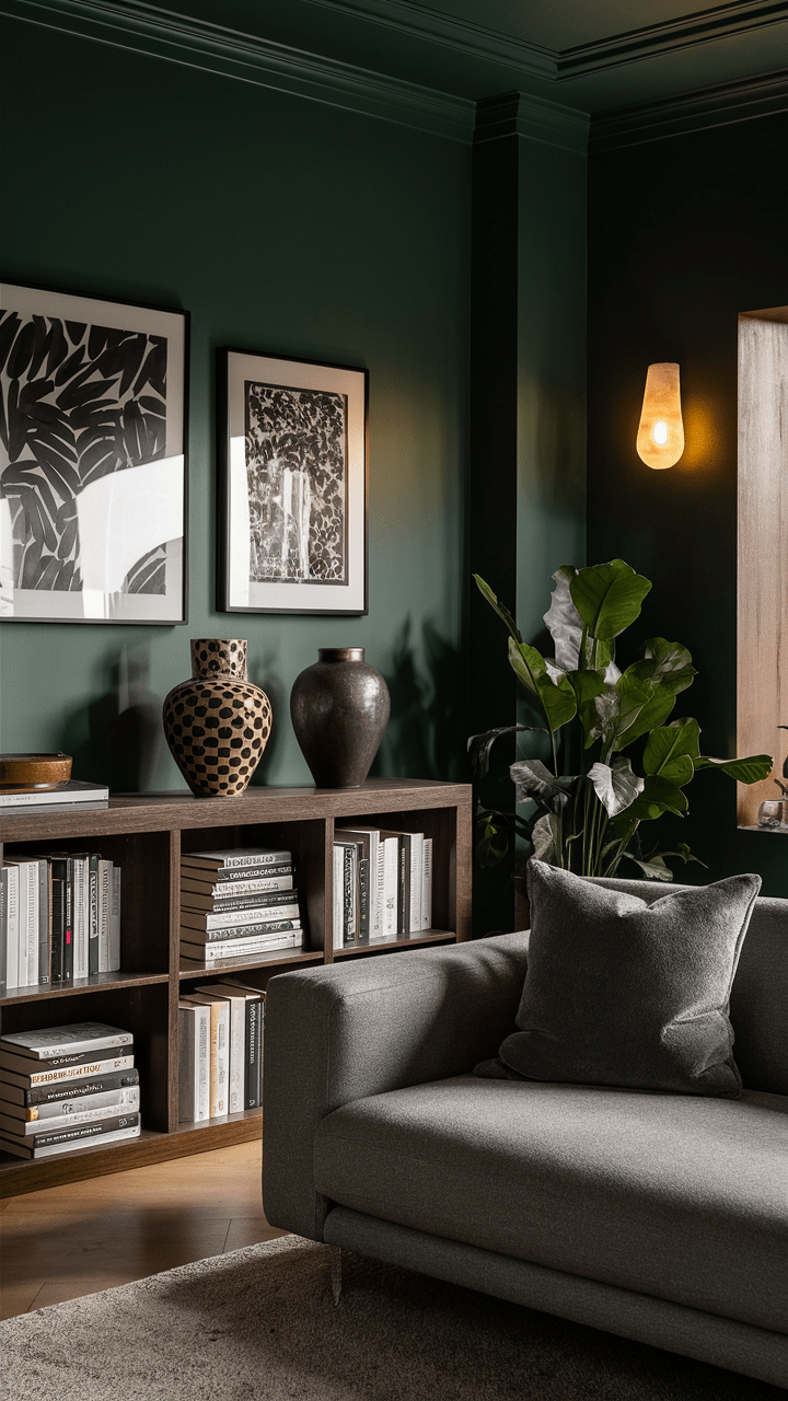 26 Dark Green Living Room Ideas for a Stylish and Modern Decor