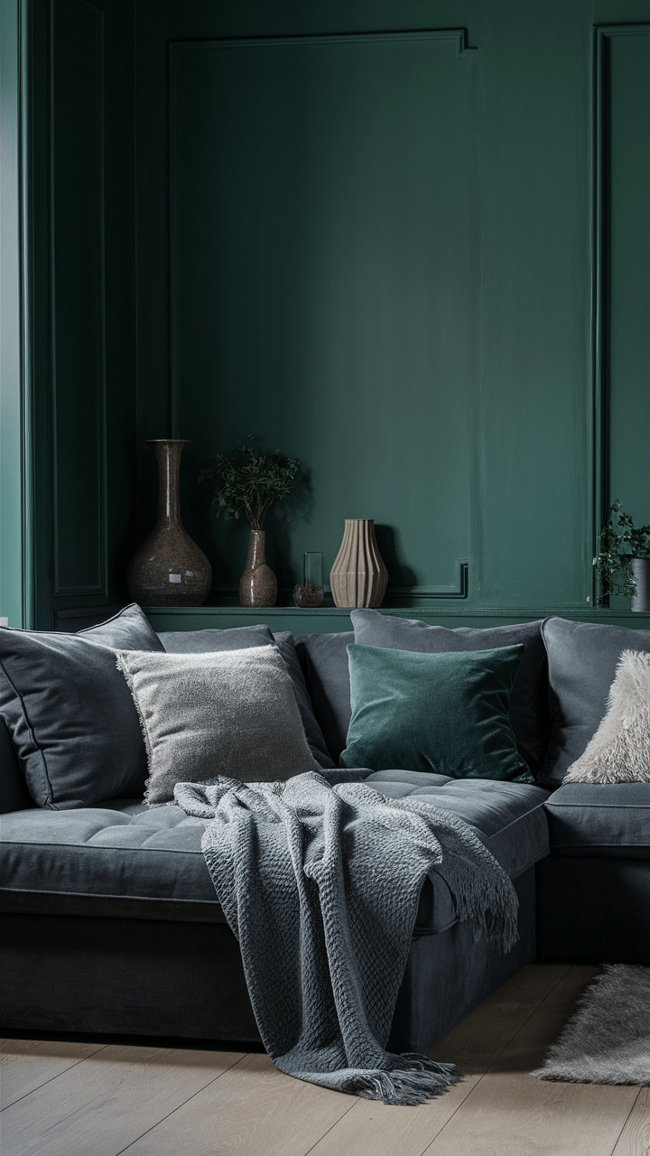 26 Dark Green Living Room Ideas for a Stylish and Modern Decor