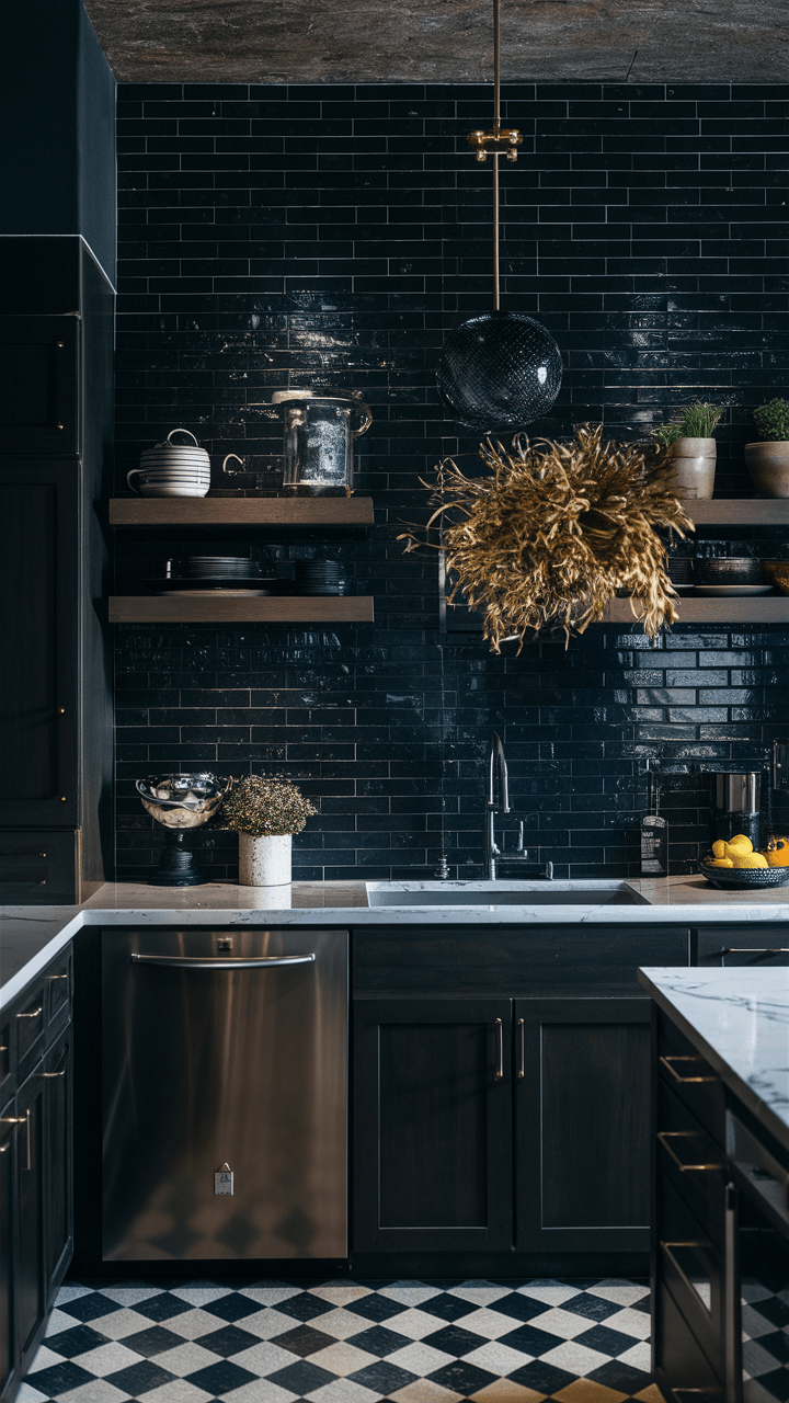 20 Dark Kitchen Ideas for a Stylish and Modern Home Dark Kitchen