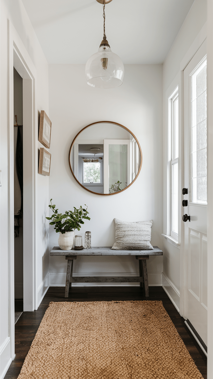 22 Small Entryways Ideas for Storage, Decor, and Organization