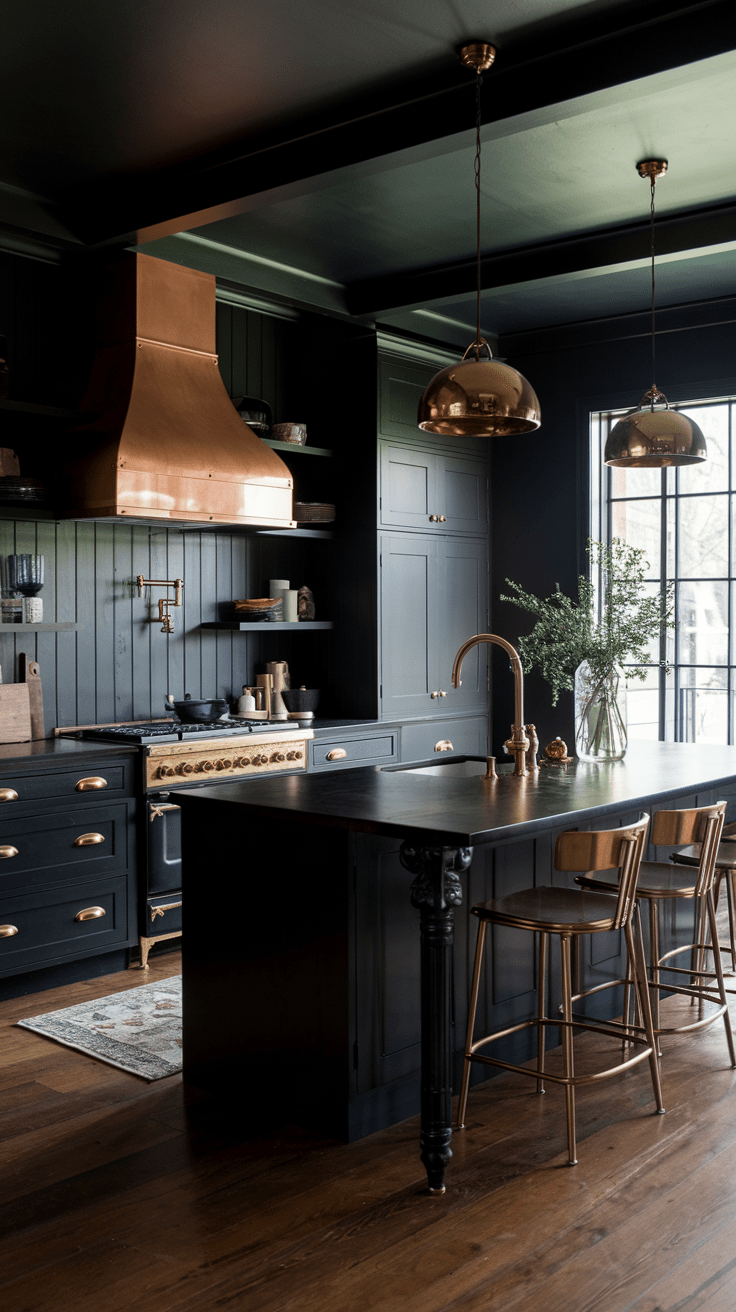 20 Dark Kitchen Ideas for a Stylish and Modern Home Dark Kitchen