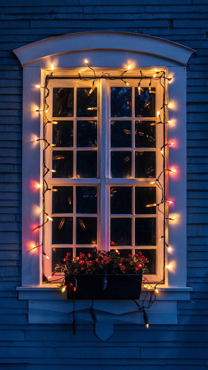 19 Creative Ideas for Christmas Lights on Windows Indoor, Outdoor