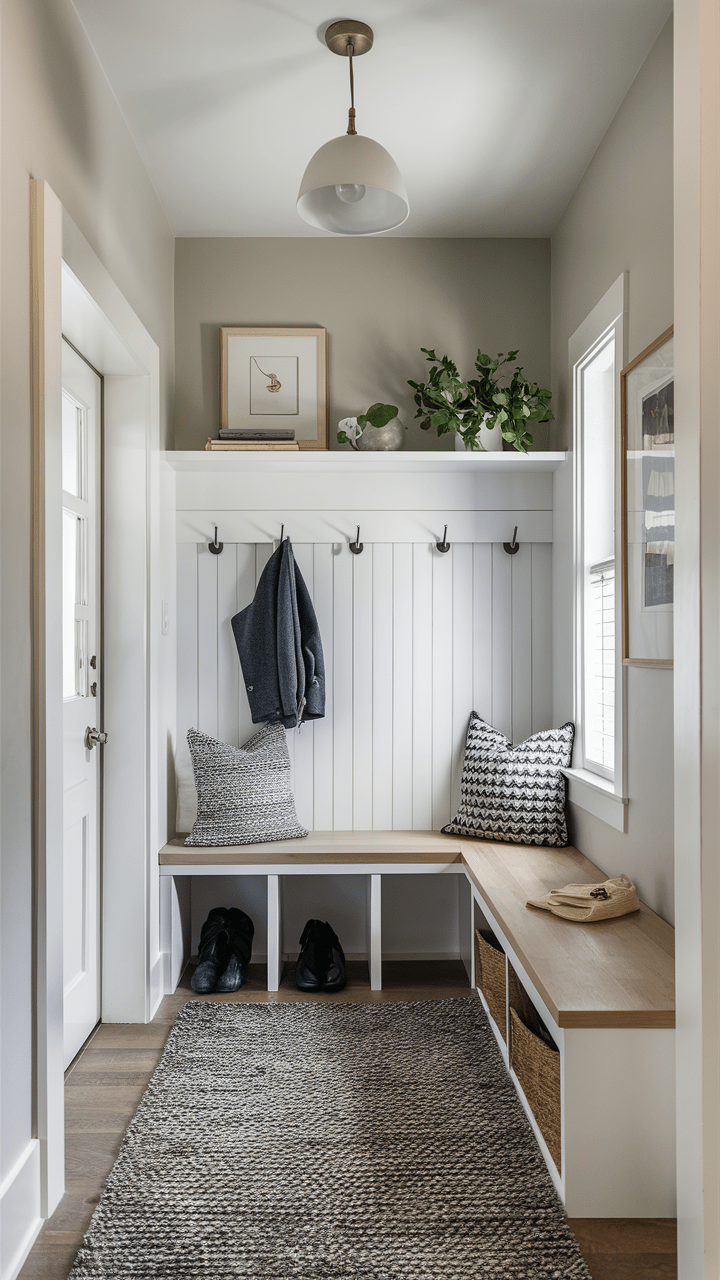 19 Narrow Mudroom Ideas Entryway Compact Solutions for Garage, Laundry