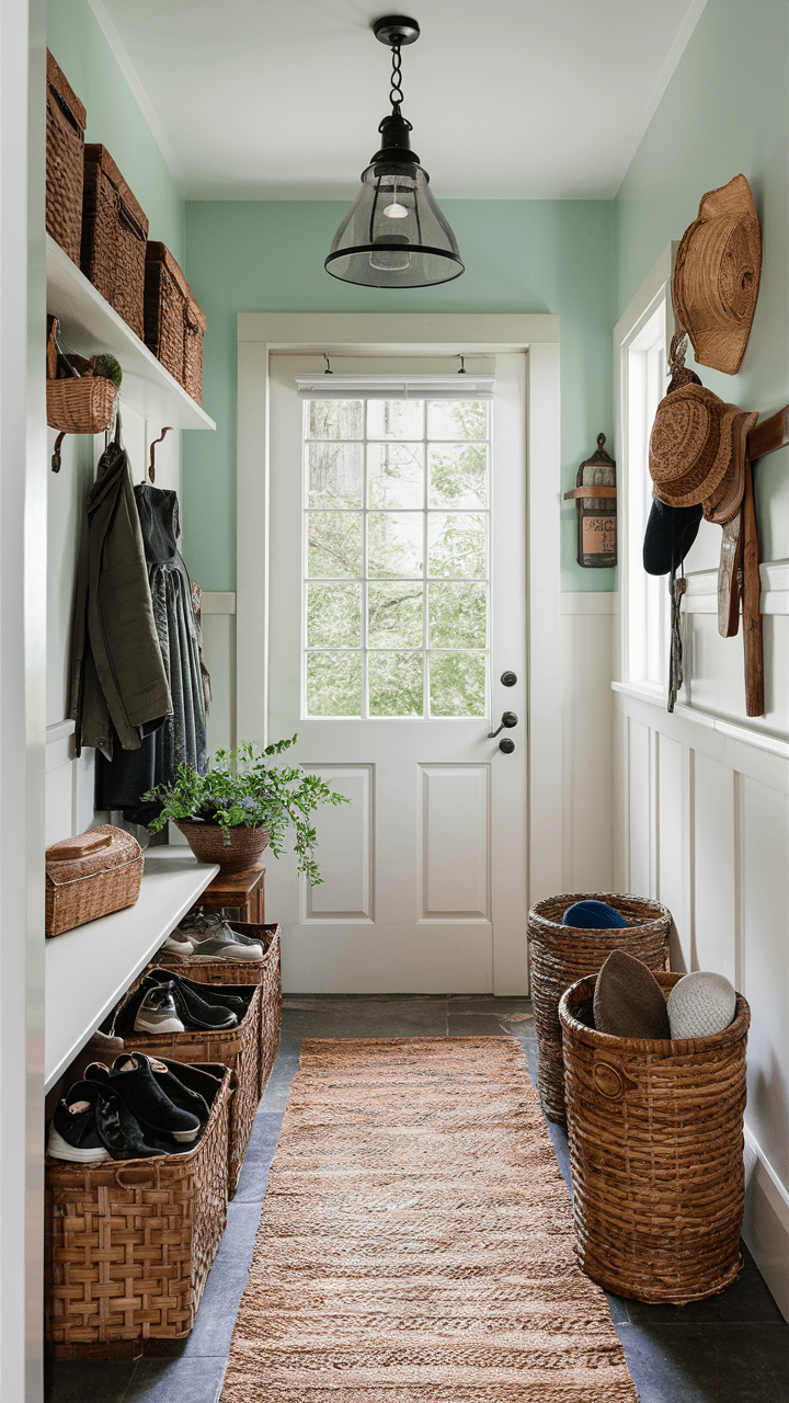 19 Narrow Mudroom Ideas Entryway Compact Solutions for Garage, Laundry