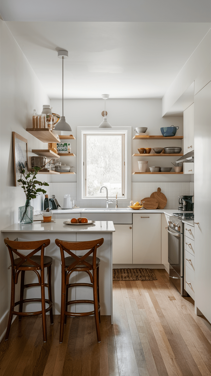 20 Modern Open Kitchen Ideas for Small Spaces with Shelves and Budget