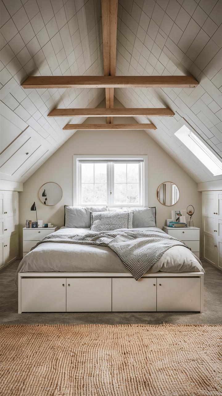 22 Inspiring Low Ceiling Attic Bedroom Ideas Slanted Walls, Small