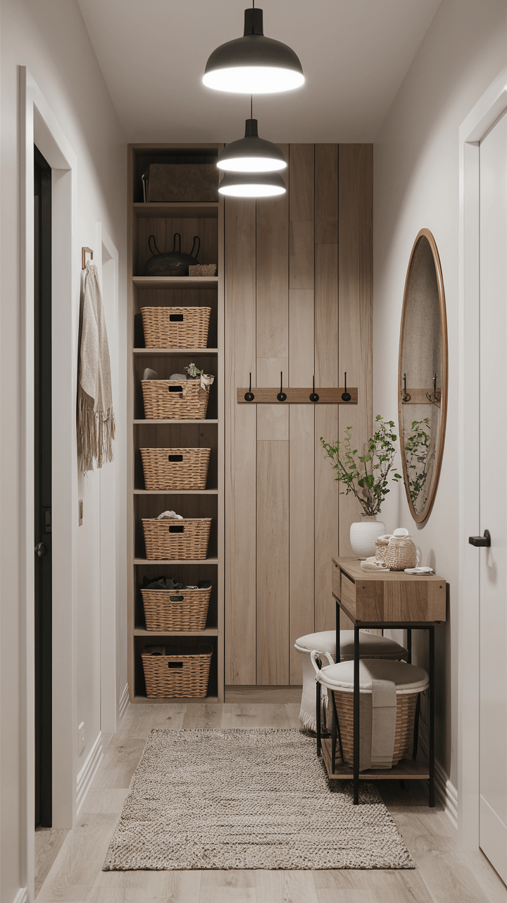 19 Narrow Mudroom Ideas Entryway Compact Solutions for Garage, Laundry